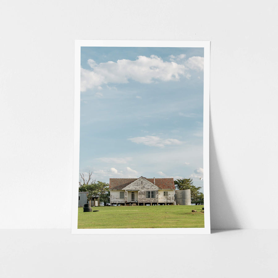 Dalgety Homestead at A Place to Call Home, a weathered cottage perched atop a gentle hill in Dalgety.
