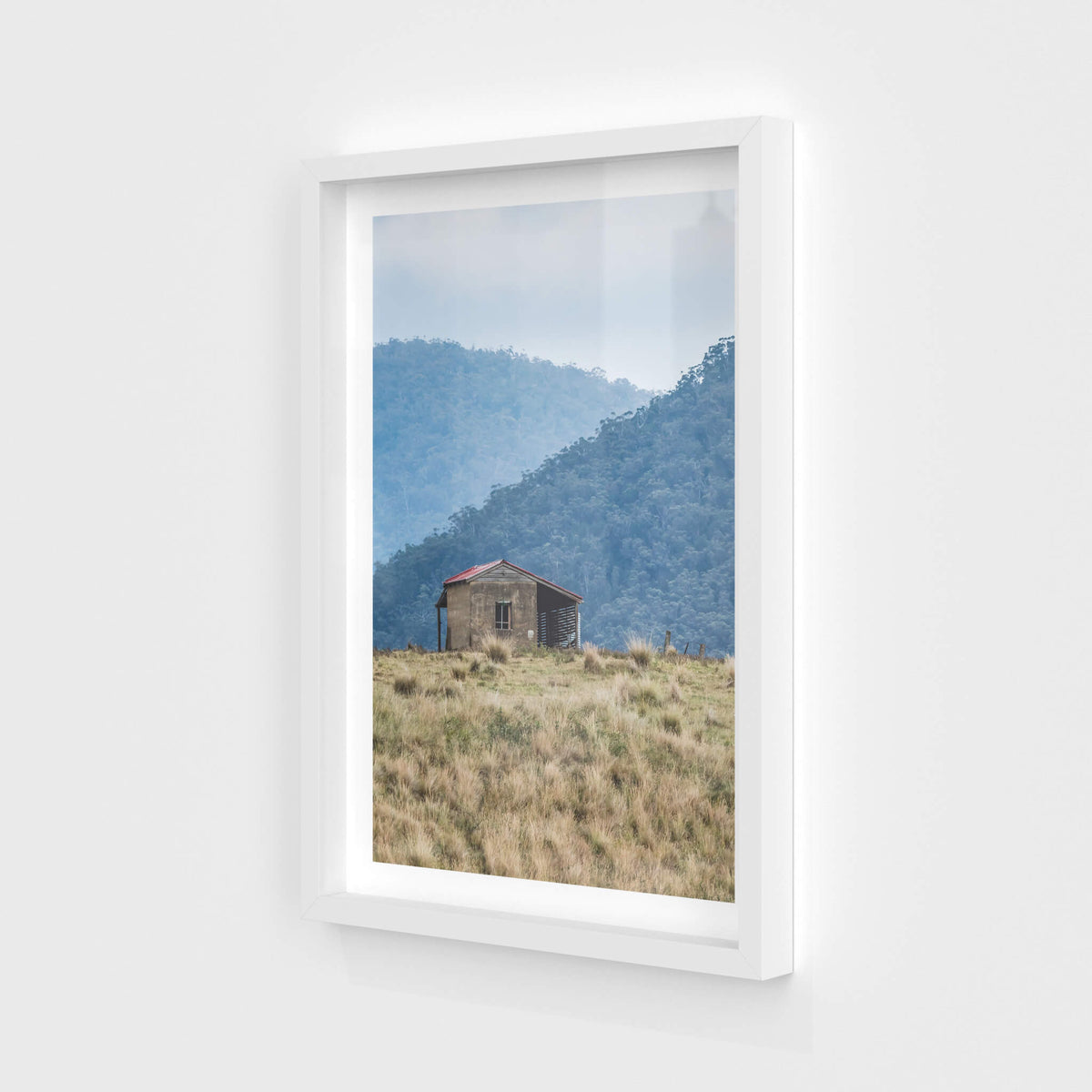 white frame