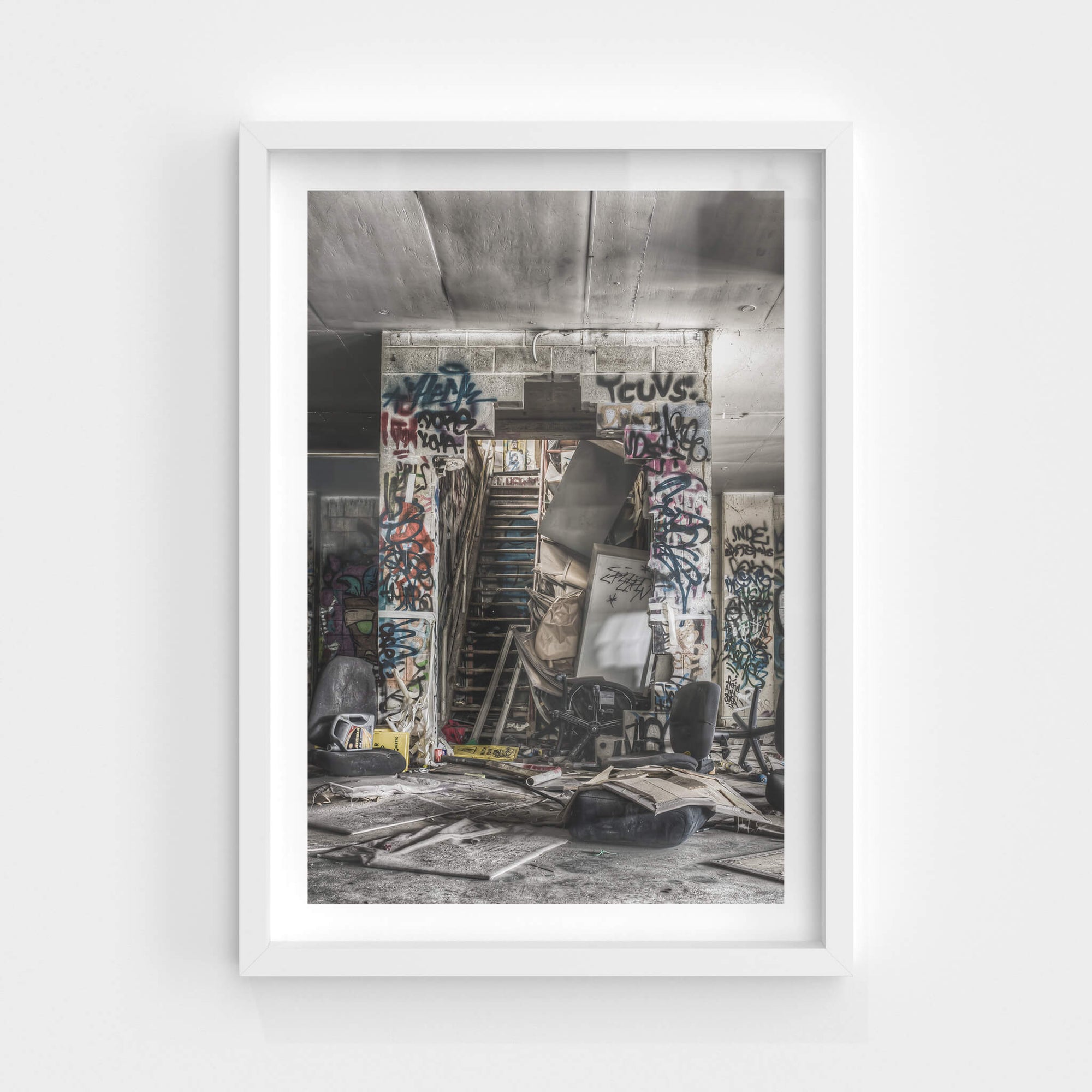 Basement to First Floor | Abandoned Bakery Fine Art Print - Lost Collective Shop