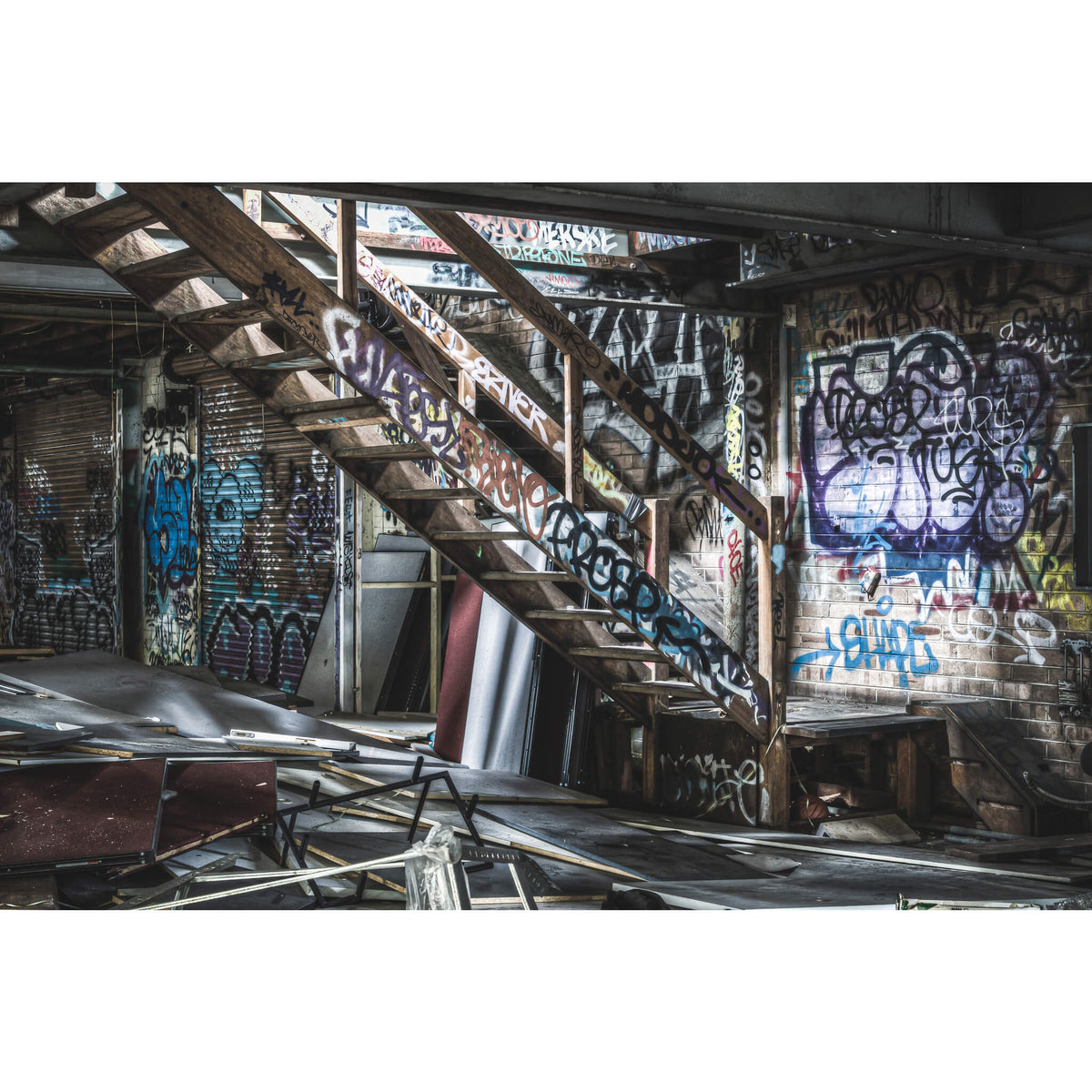 Main Floor To Mezzanine | Abandoned Bakery Fine Art Print - Lost Collective Shop