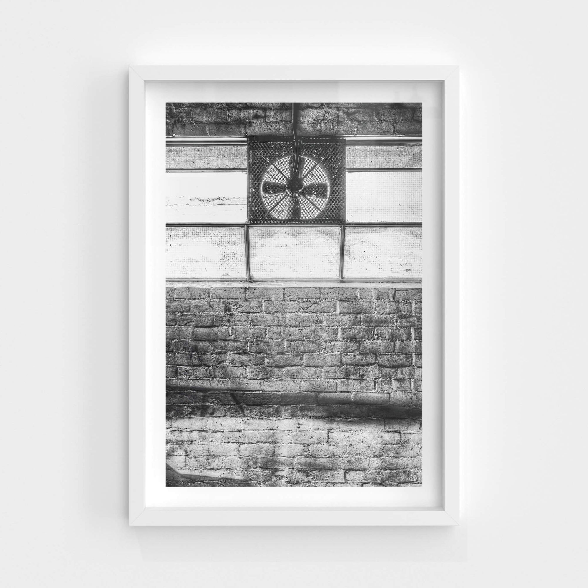 Exhaust Fan | Abandoned Shoe Factory Fine Art Print - Lost Collective Shop