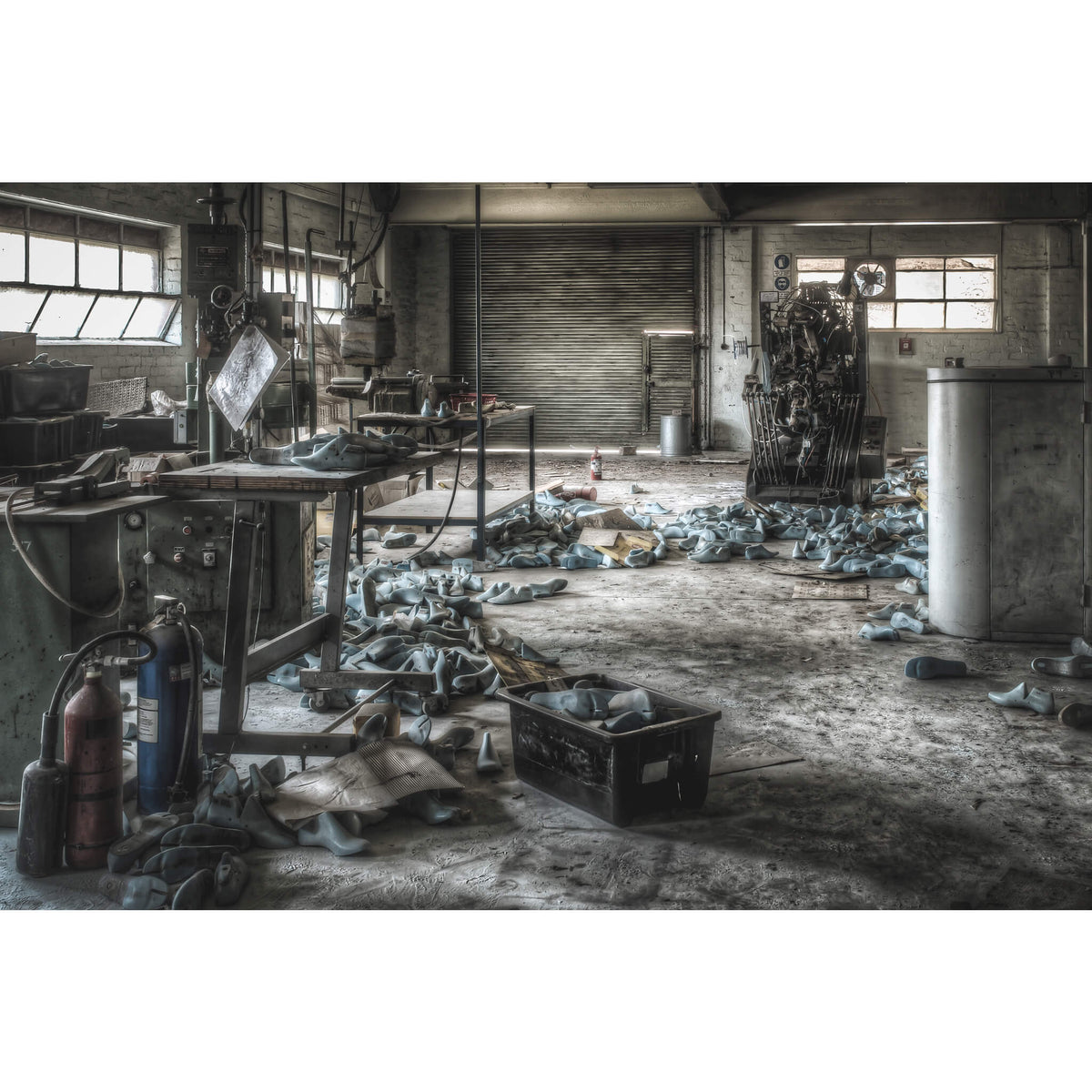 Rear Workshop | Abandoned Shoe Factory Fine Art Print - Lost Collective Shop
