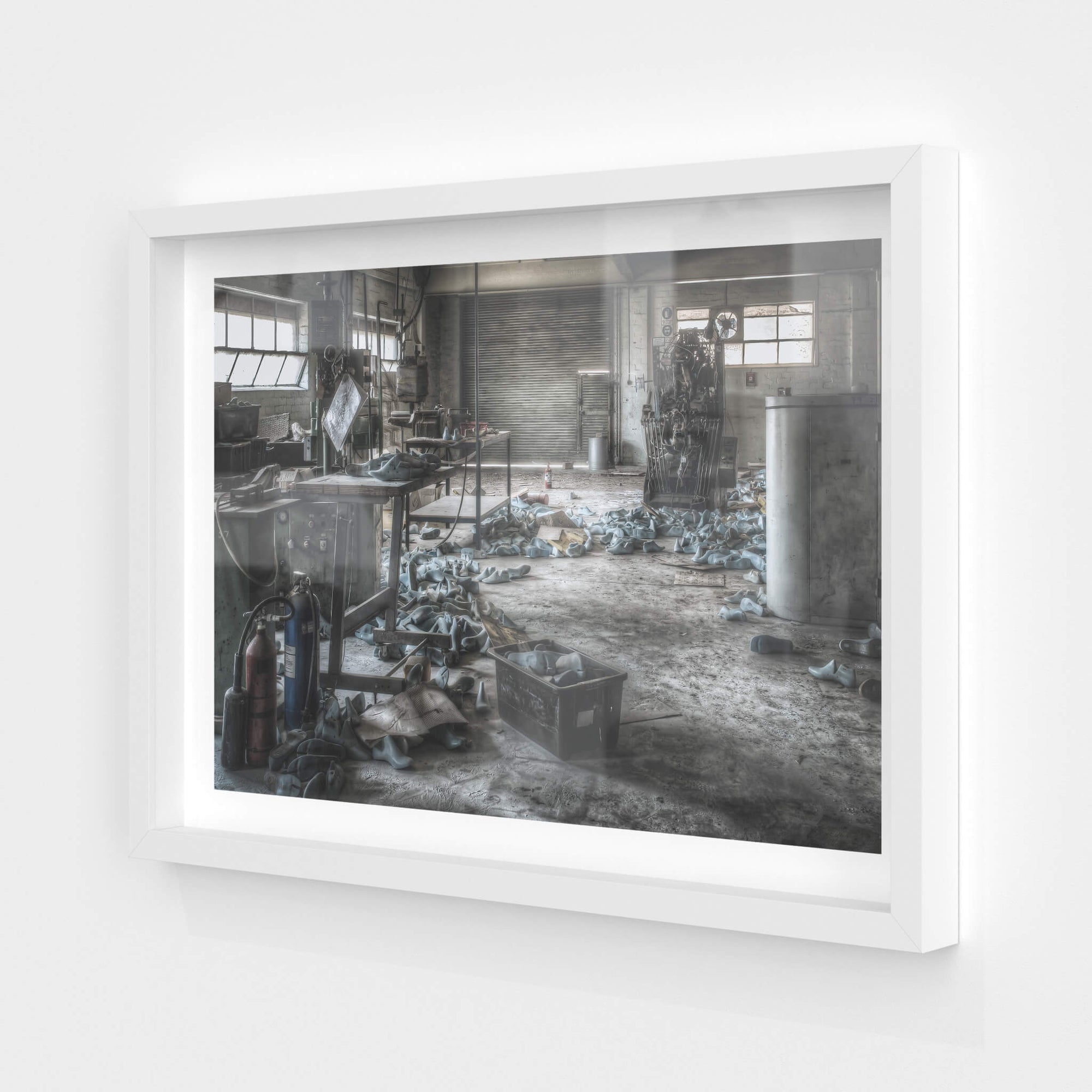 Rear Workshop | Abandoned Shoe Factory Fine Art Print - Lost Collective Shop