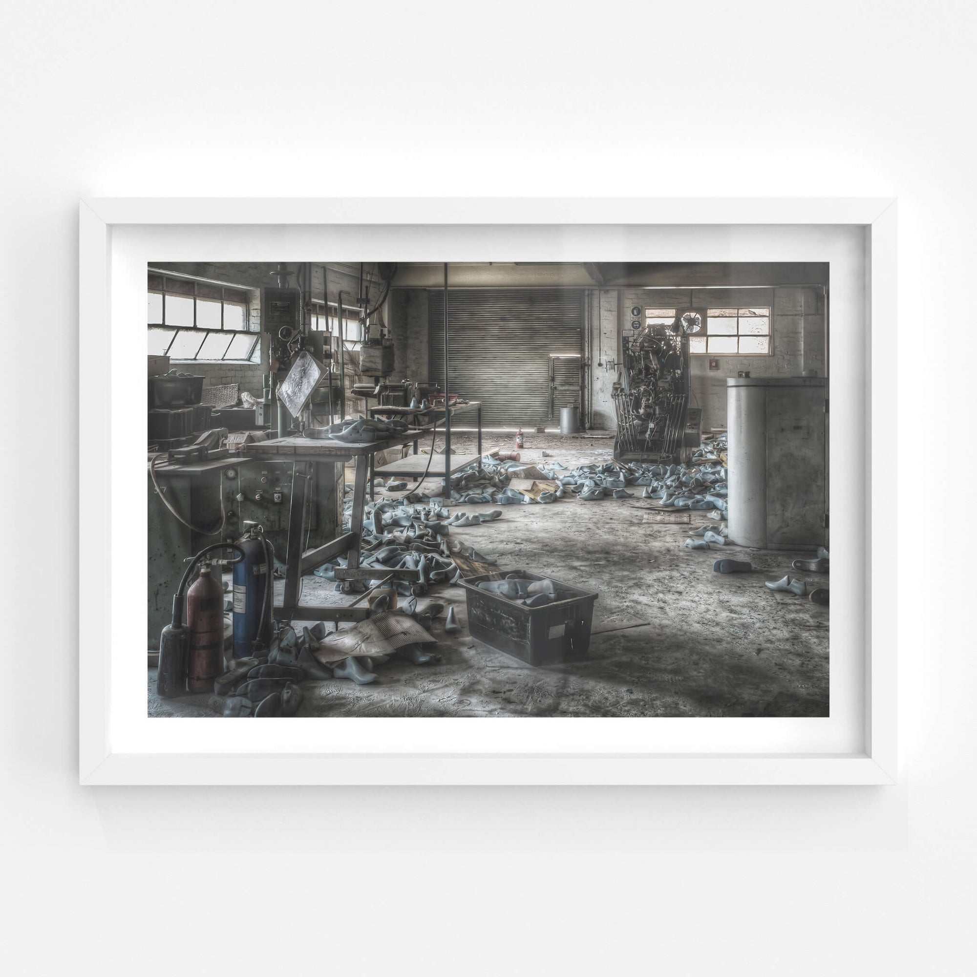 Rear Workshop | Abandoned Shoe Factory Fine Art Print - Lost Collective Shop