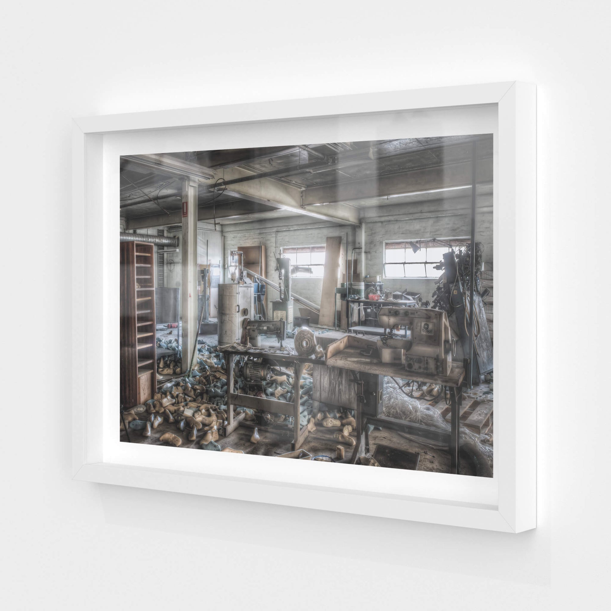 Sewing Desk | Abandoned Shoe Factory Fine Art Print - Lost Collective Shop