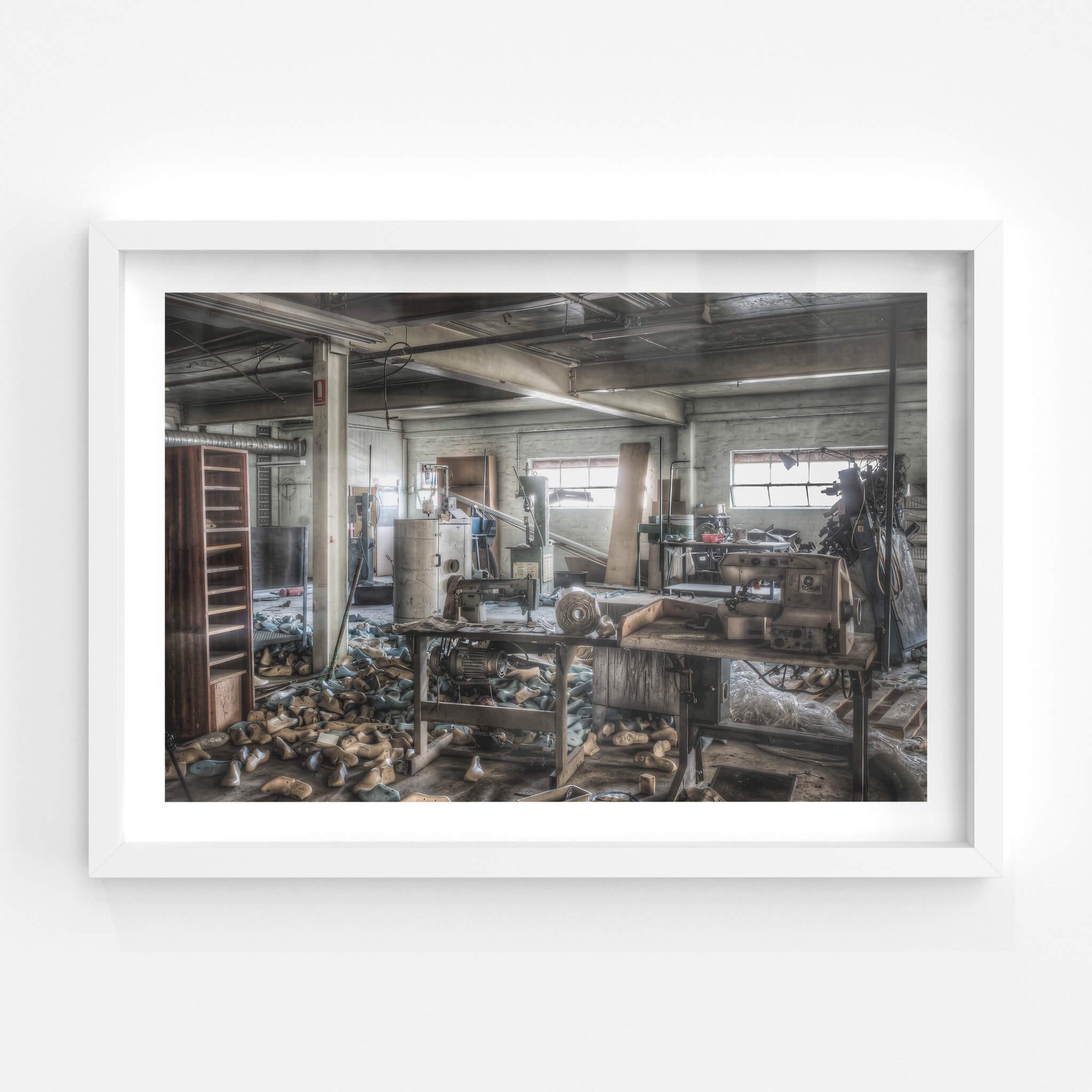 Sewing Desk | Abandoned Shoe Factory Fine Art Print - Lost Collective Shop