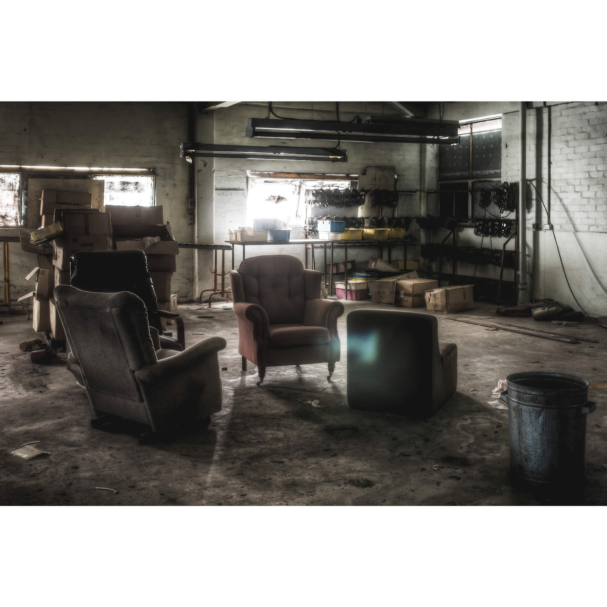 Smoko Area | Abandoned Shoe Factory Fine Art Print - Lost Collective Shop
