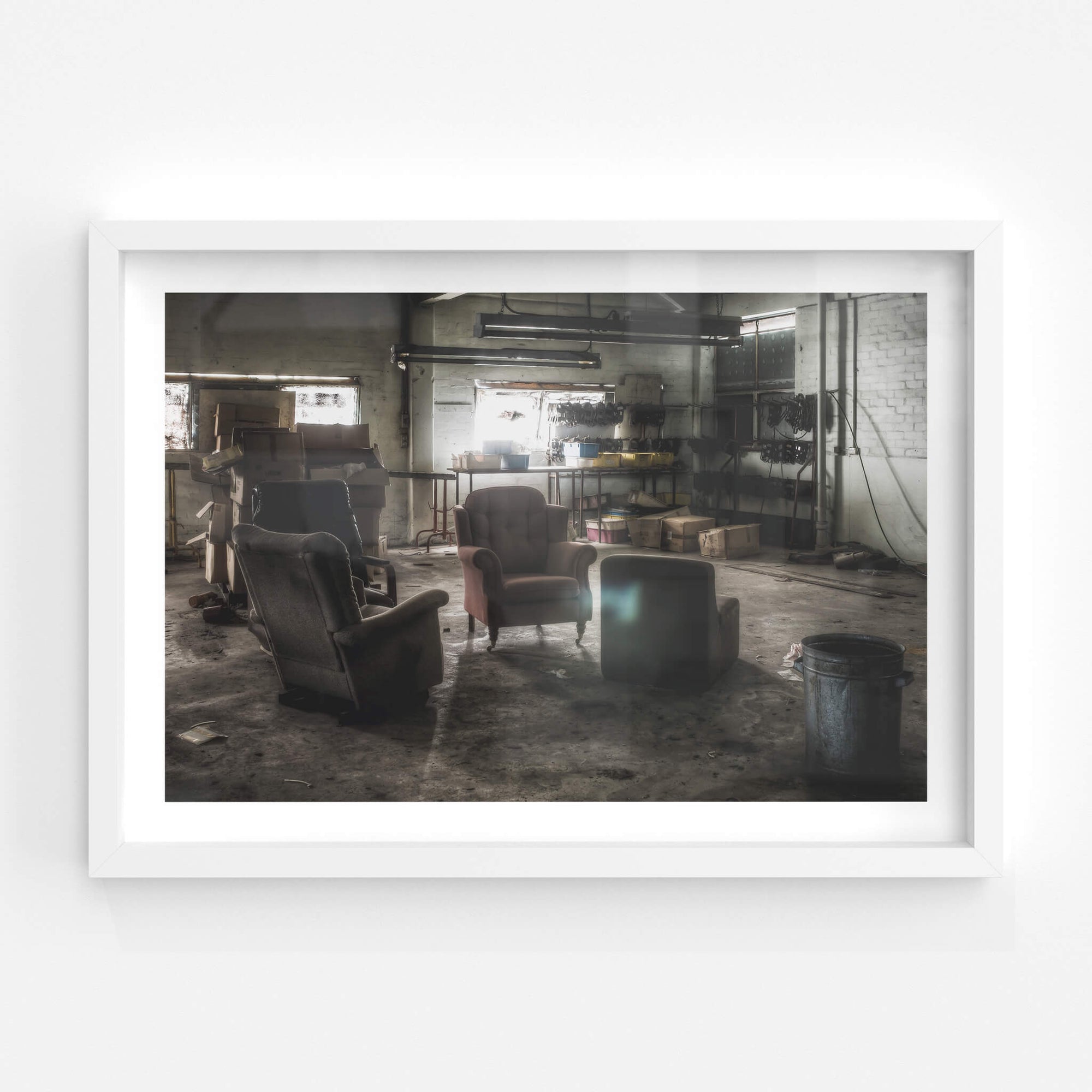 Smoko Area | Abandoned Shoe Factory Fine Art Print - Lost Collective Shop