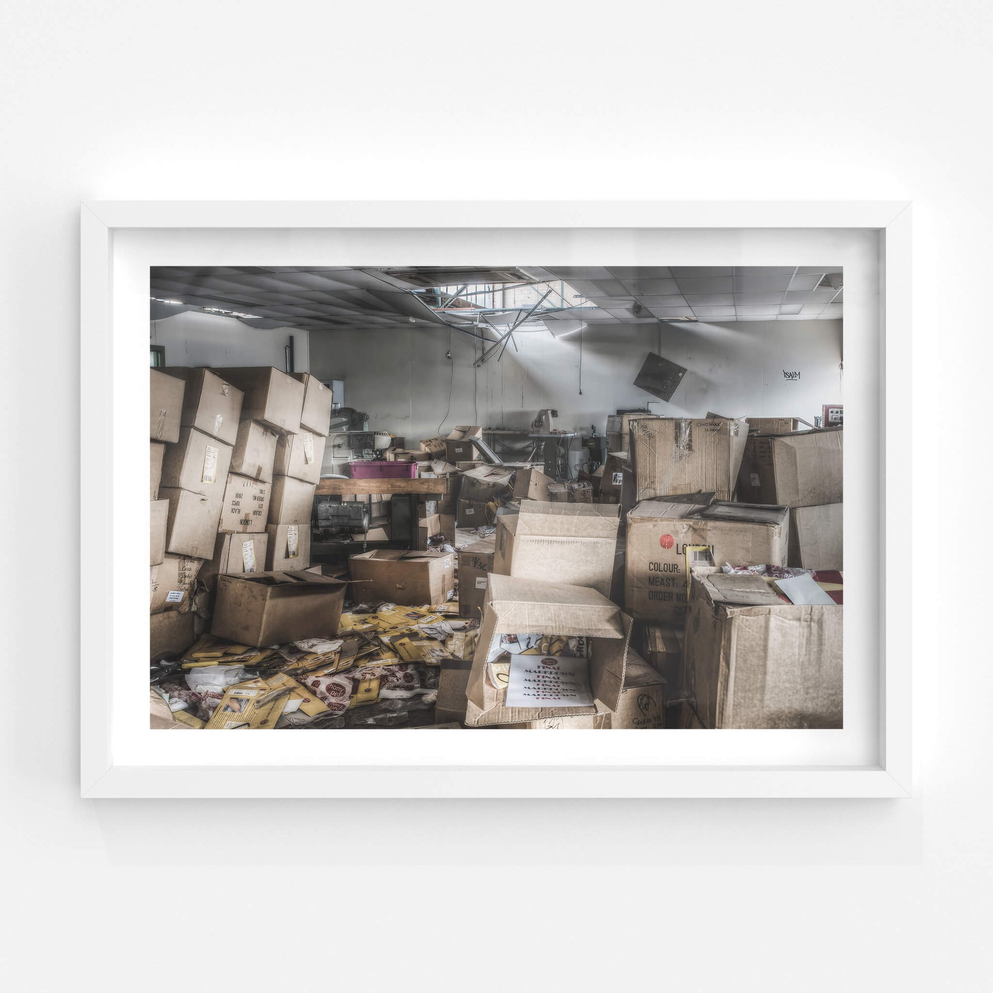 Upstairs Workshop | Abandoned Shoe Factory Fine Art Print - Lost Collective Shop