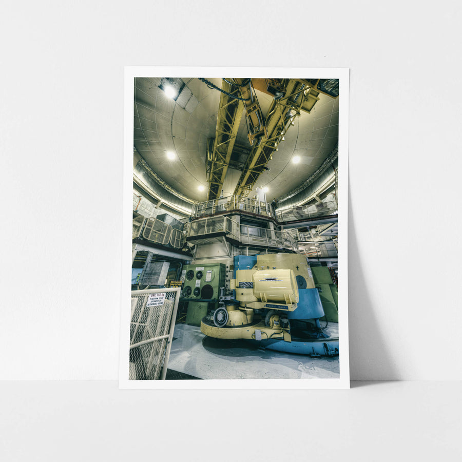 TAS and Polar Crane at ANSTO HIFAR, the Triple Axis Spectrometer (TAS) sits on a literal gun turret.