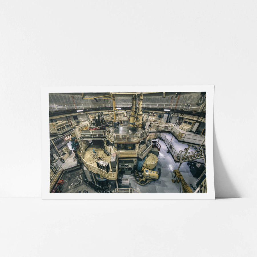 Top Plate and Mezzanine at ANSTO HIFAR, this overview of the HIFAR reactor highlights several of the six Fan Coil Unit Vent.