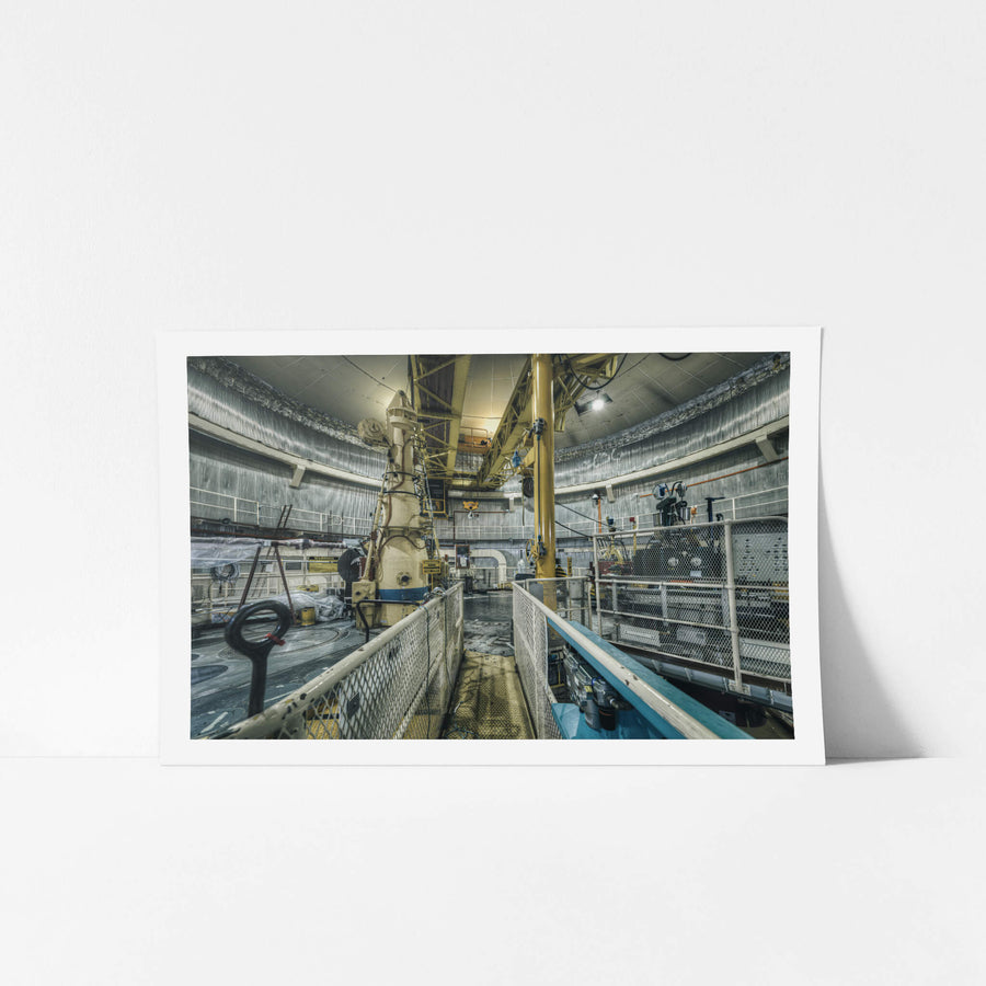 Top Plate Walkway at ANSTO HIFAR, this walkway provides access to the HIFAR reactor top plate, where operations such.
