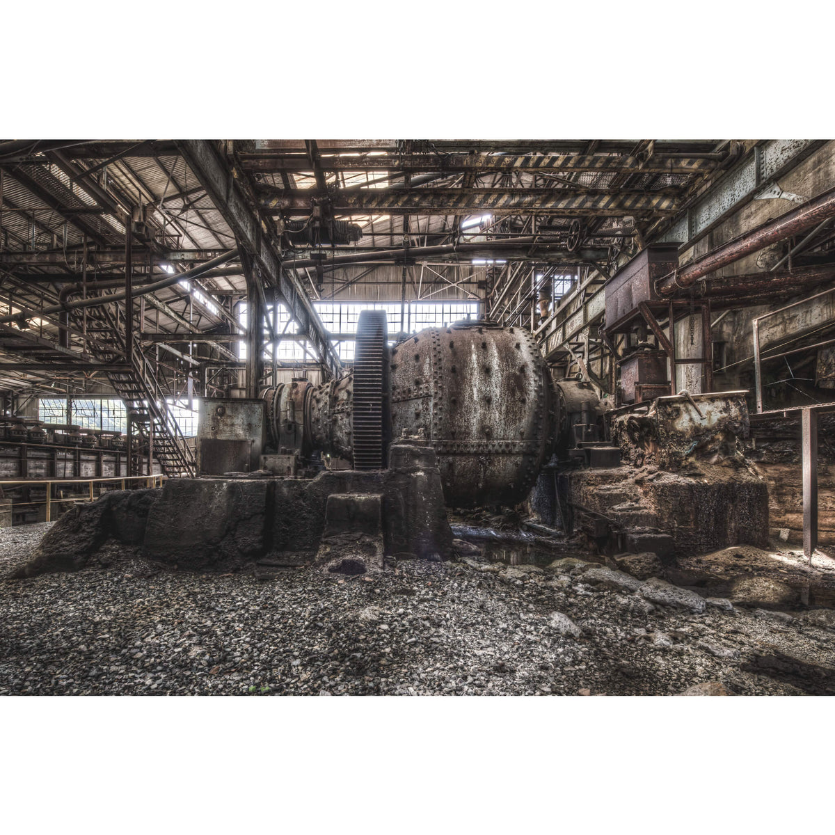 Ball Mill | Ashio Copper Mine Fine Art Print - Lost Collective Shop