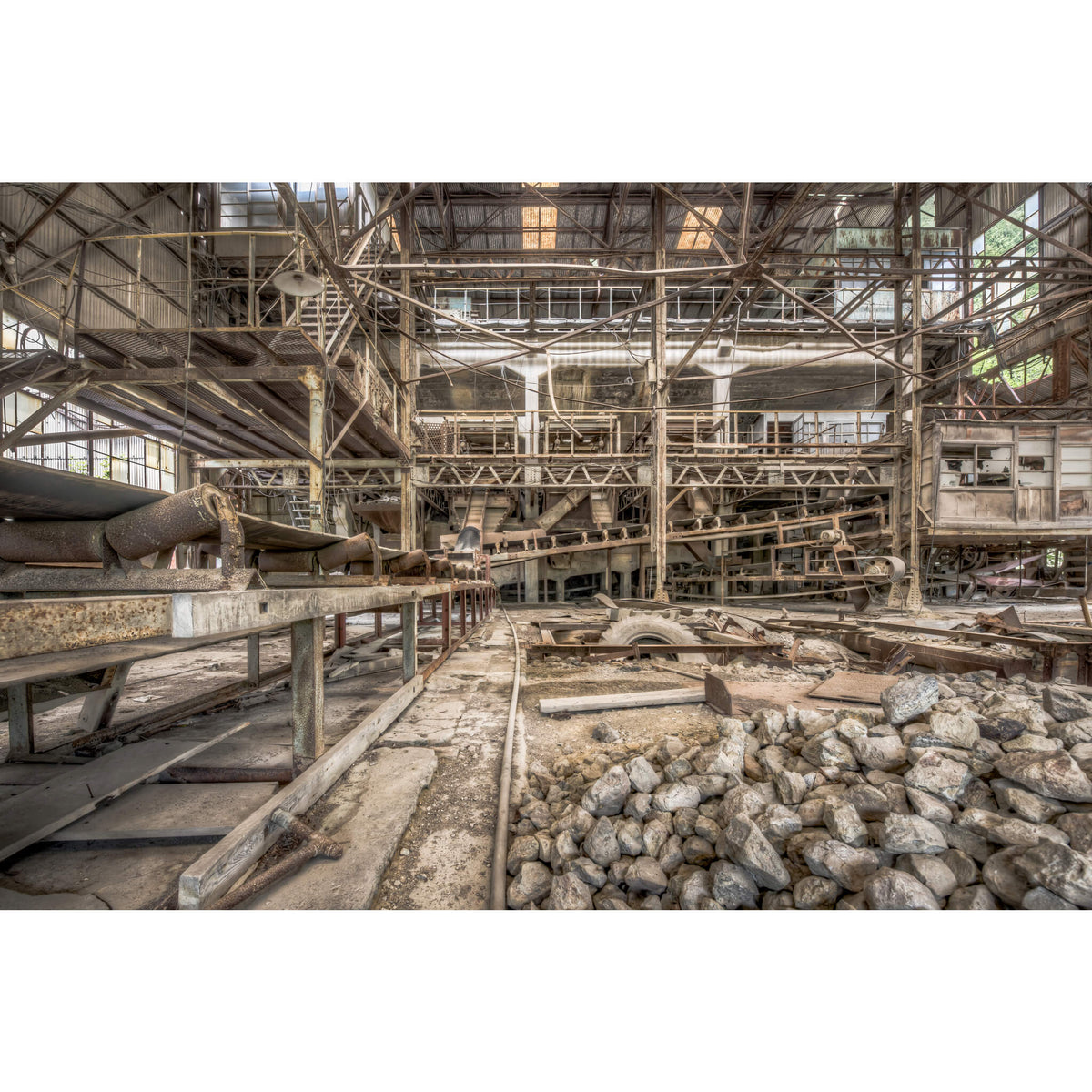 Raw Material Conveyors | Ashio Copper Mine Fine Art Print - Lost Collective Shop
