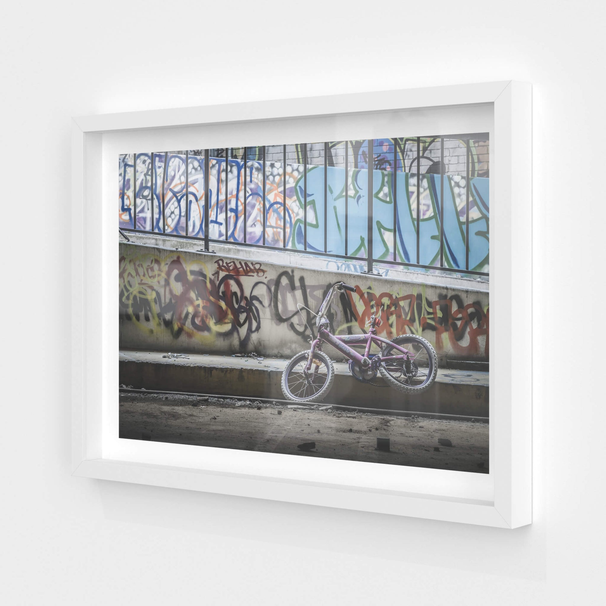 Girls' Bike | Balmain Leagues Club Fine Art Print - Lost Collective Shop