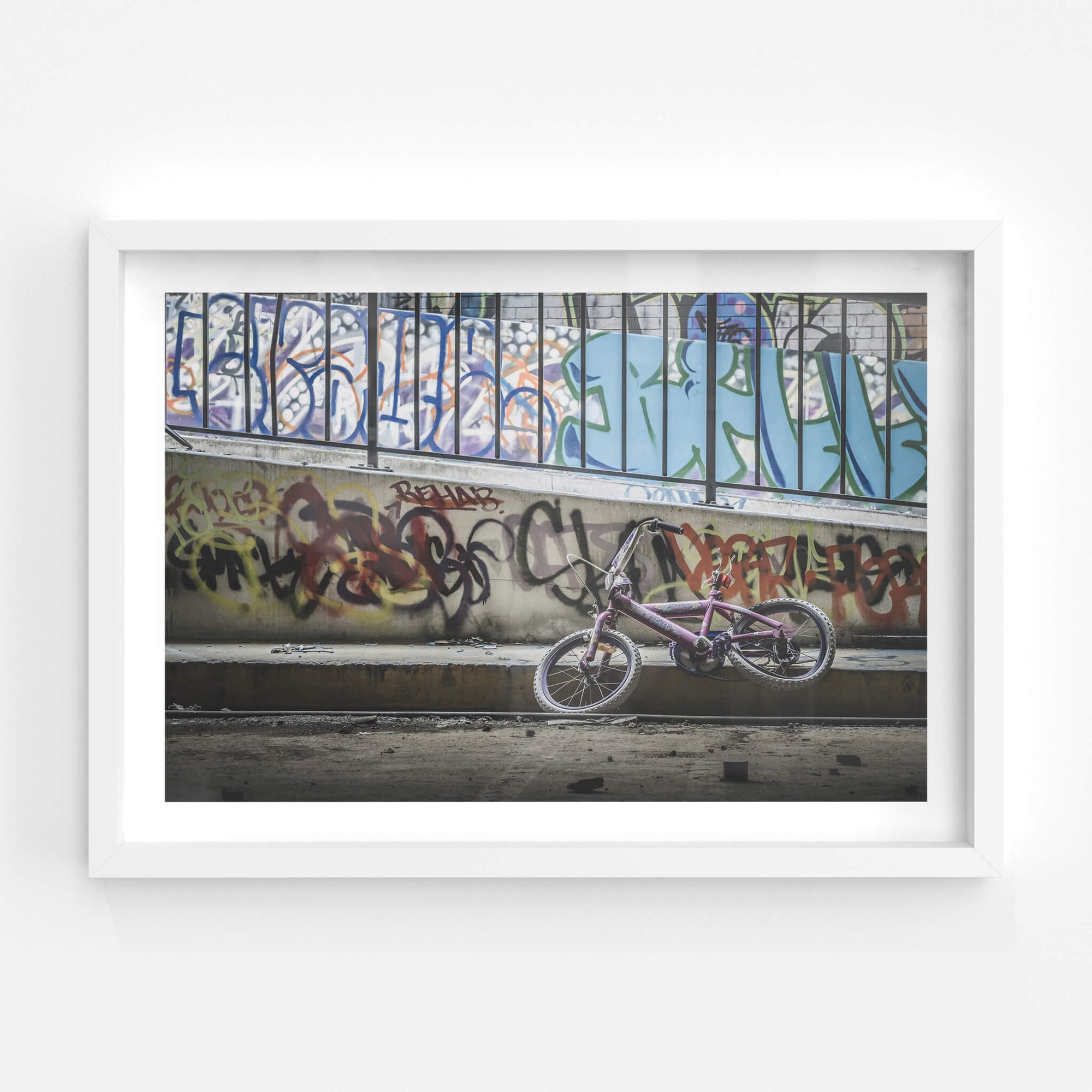 Girls' Bike | Balmain Leagues Club Fine Art Print - Lost Collective Shop