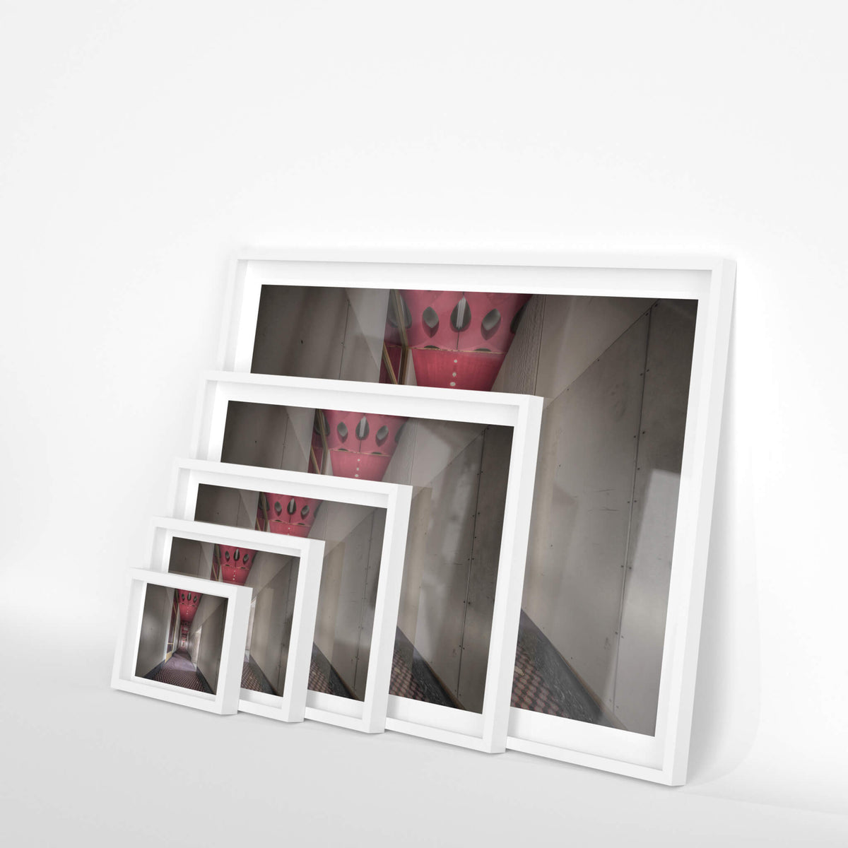 white frame