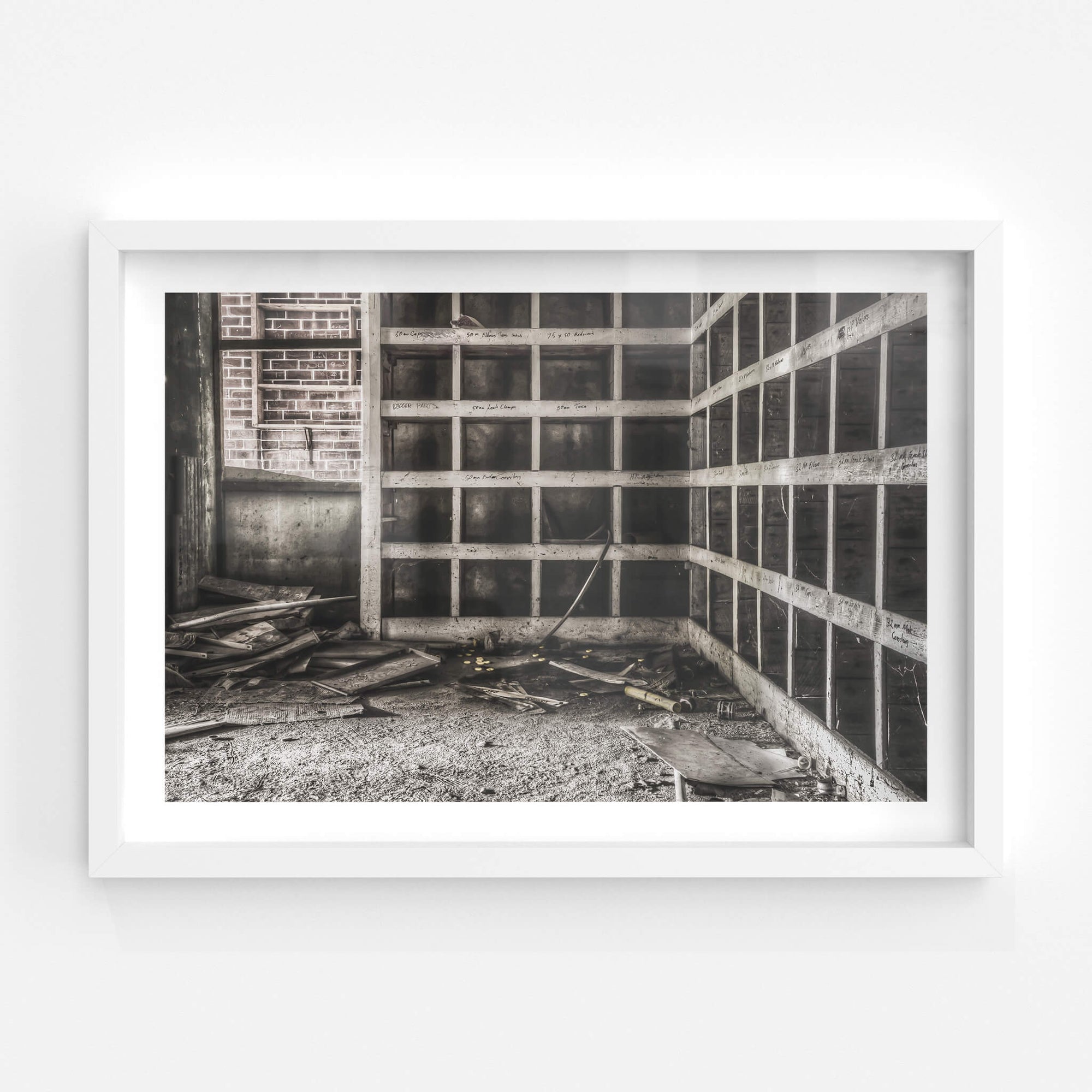 Spare Parts Storage | Bathurst Gasworks Fine Art Print - Lost Collective Shop