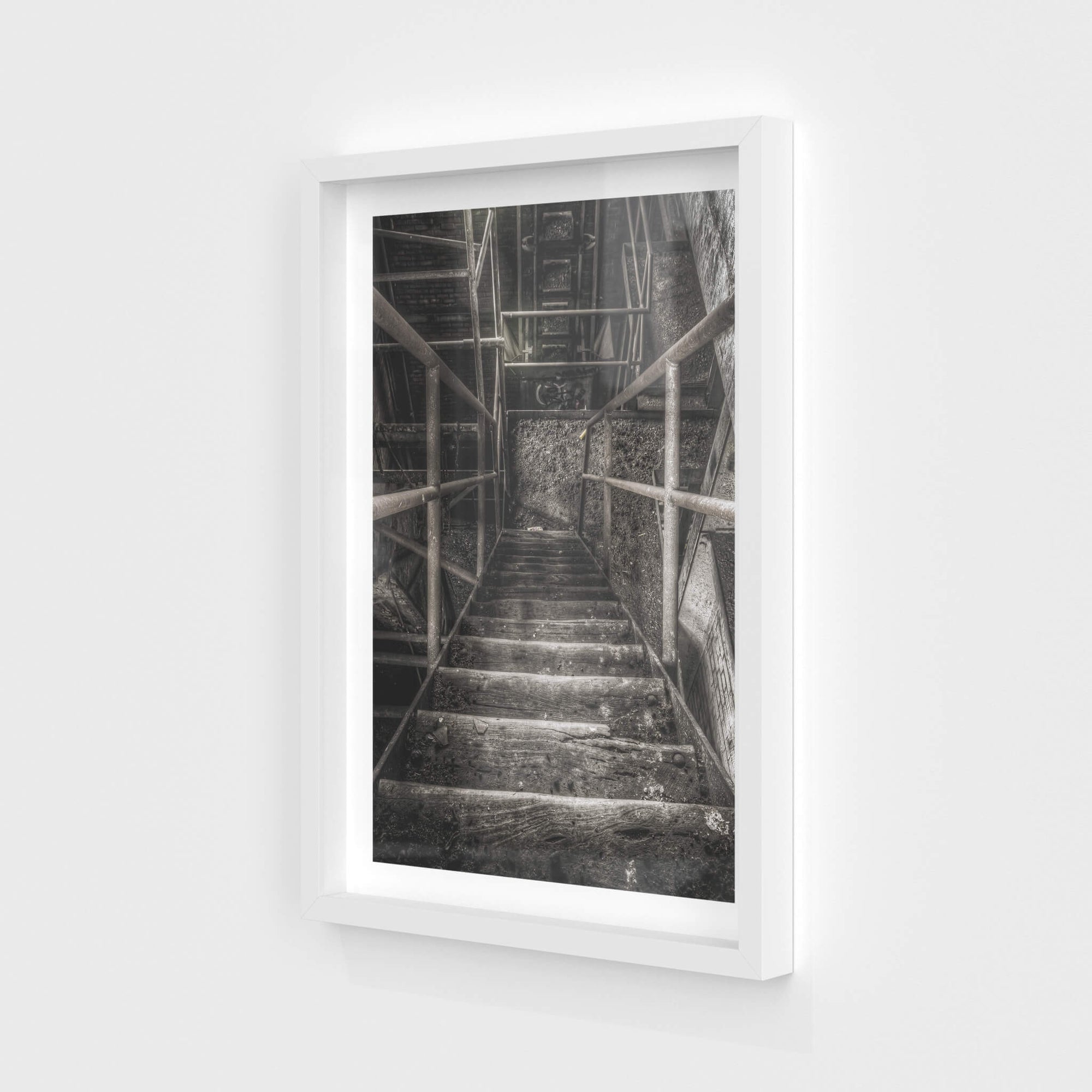 Stairs Down | Bathurst Gasworks Fine Art Print - Lost Collective Shop