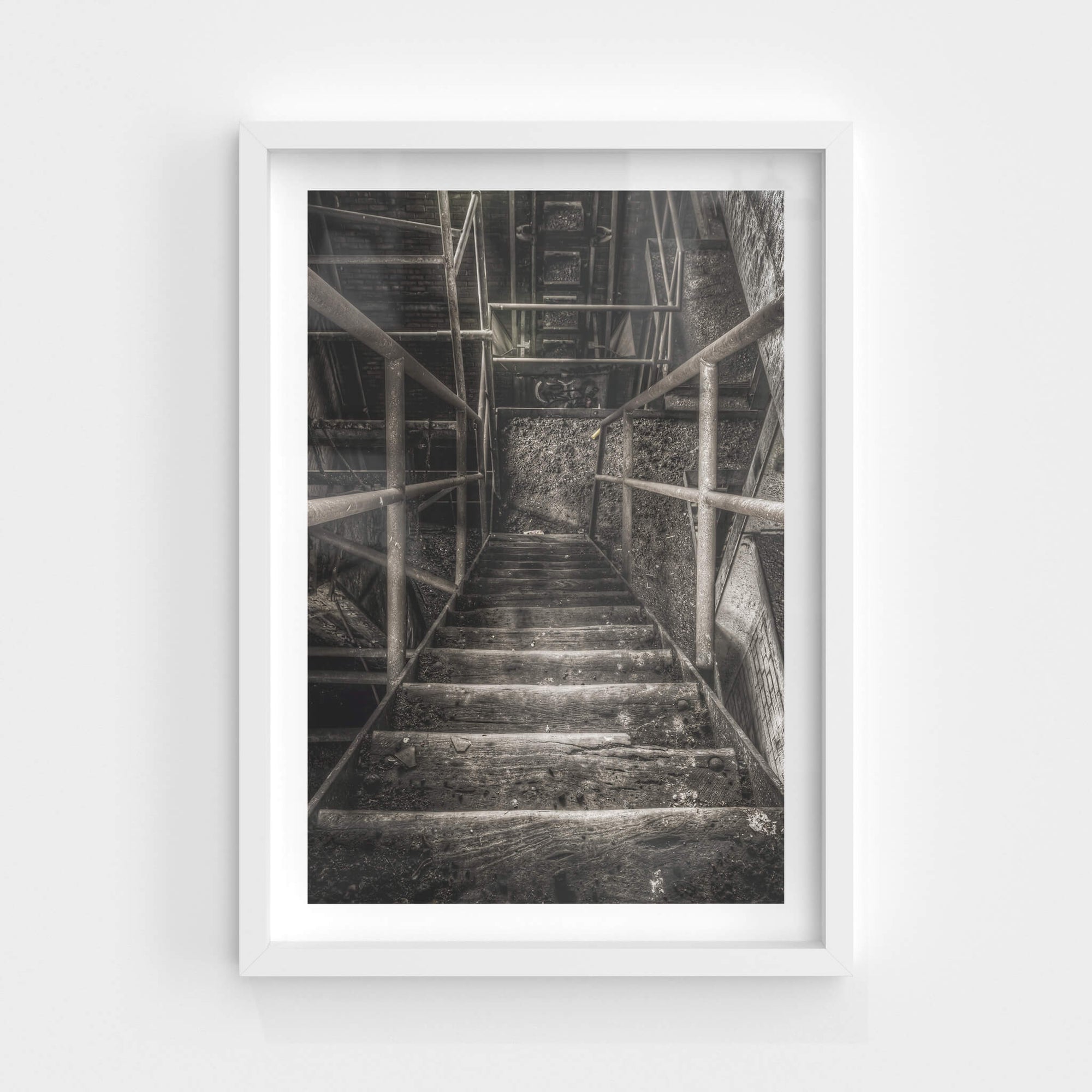 Stairs Down | Bathurst Gasworks Fine Art Print - Lost Collective Shop