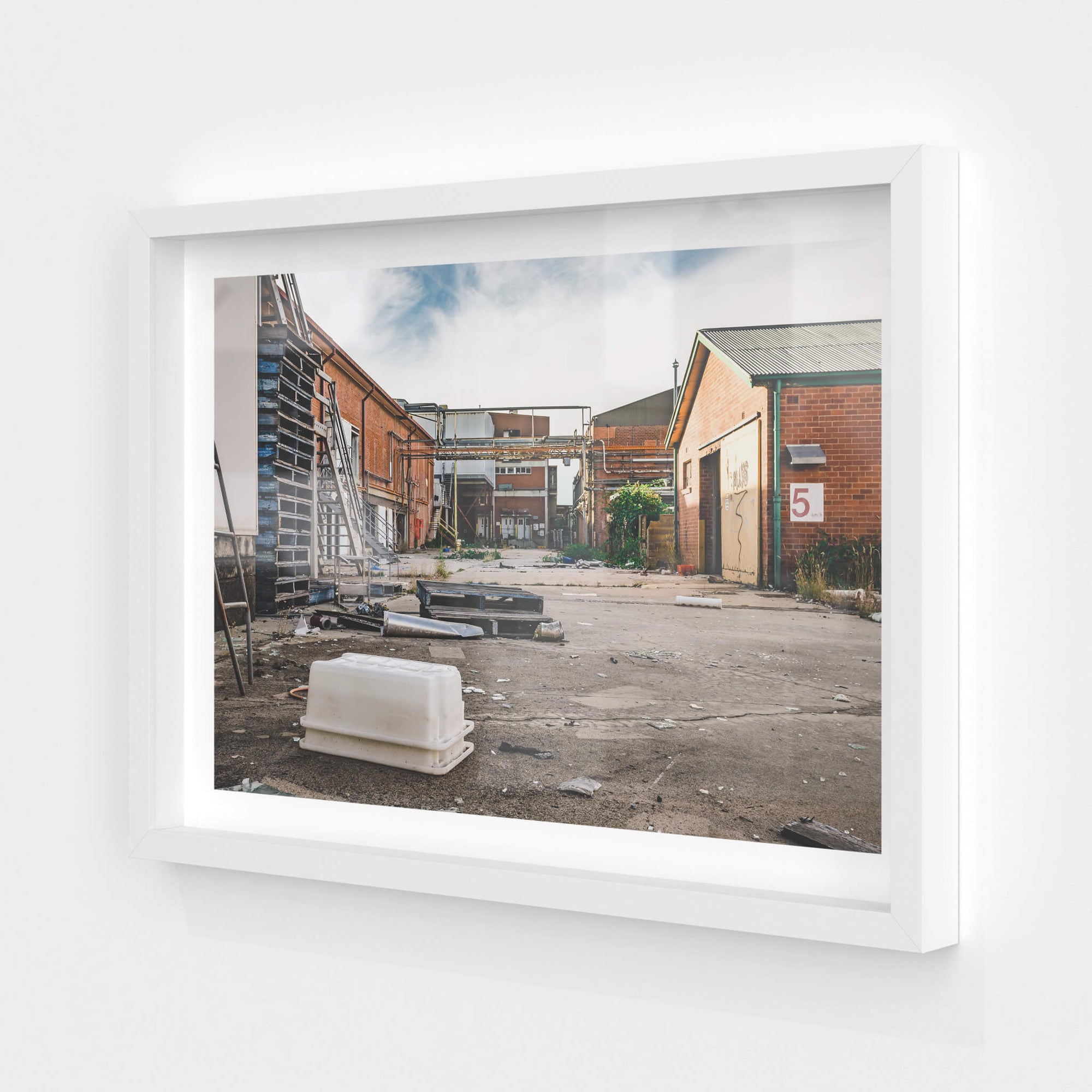 Main Loading Yard | Blayney Abattoir Fine Art Print - Lost Collective Shop