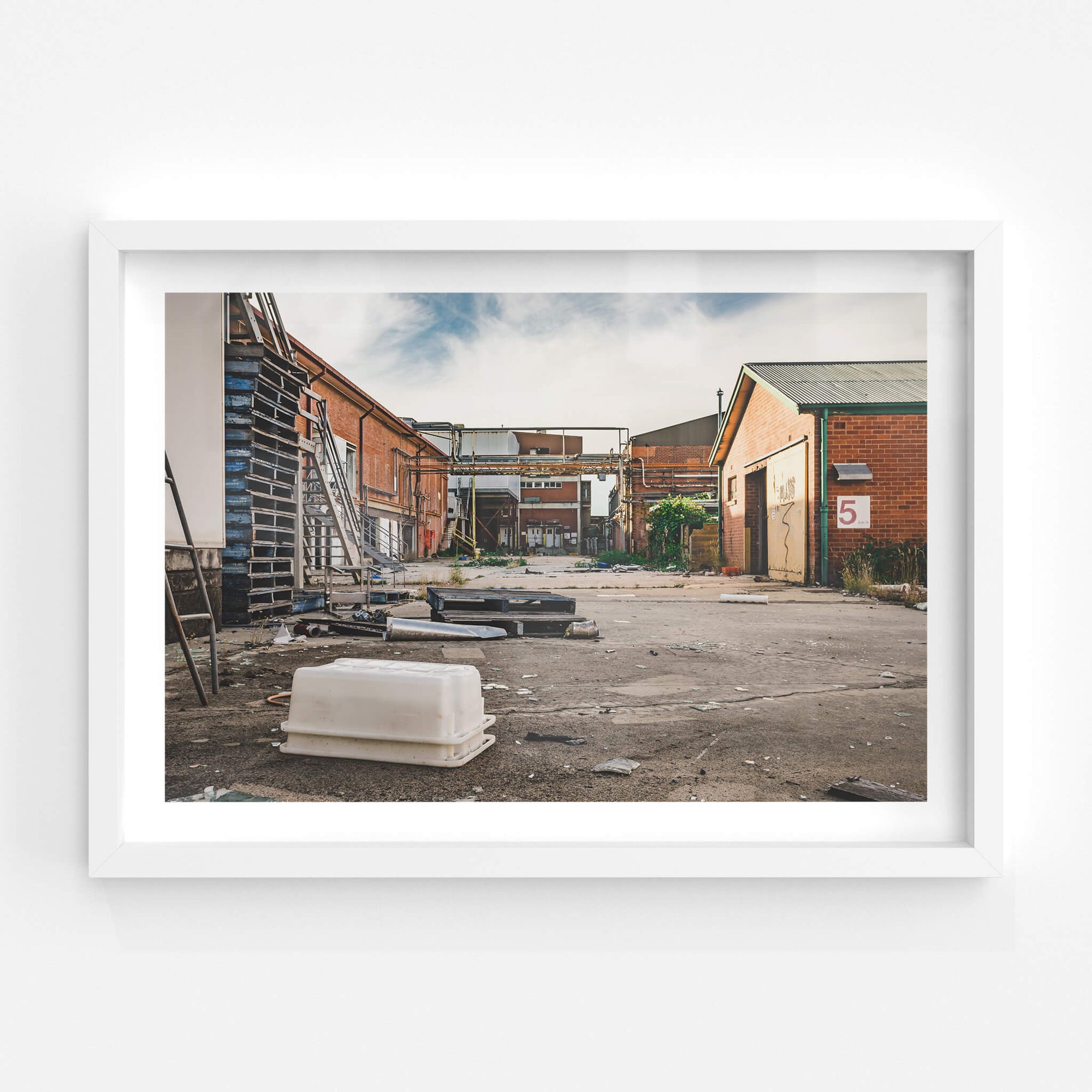 Main Loading Yard | Blayney Abattoir Fine Art Print - Lost Collective Shop