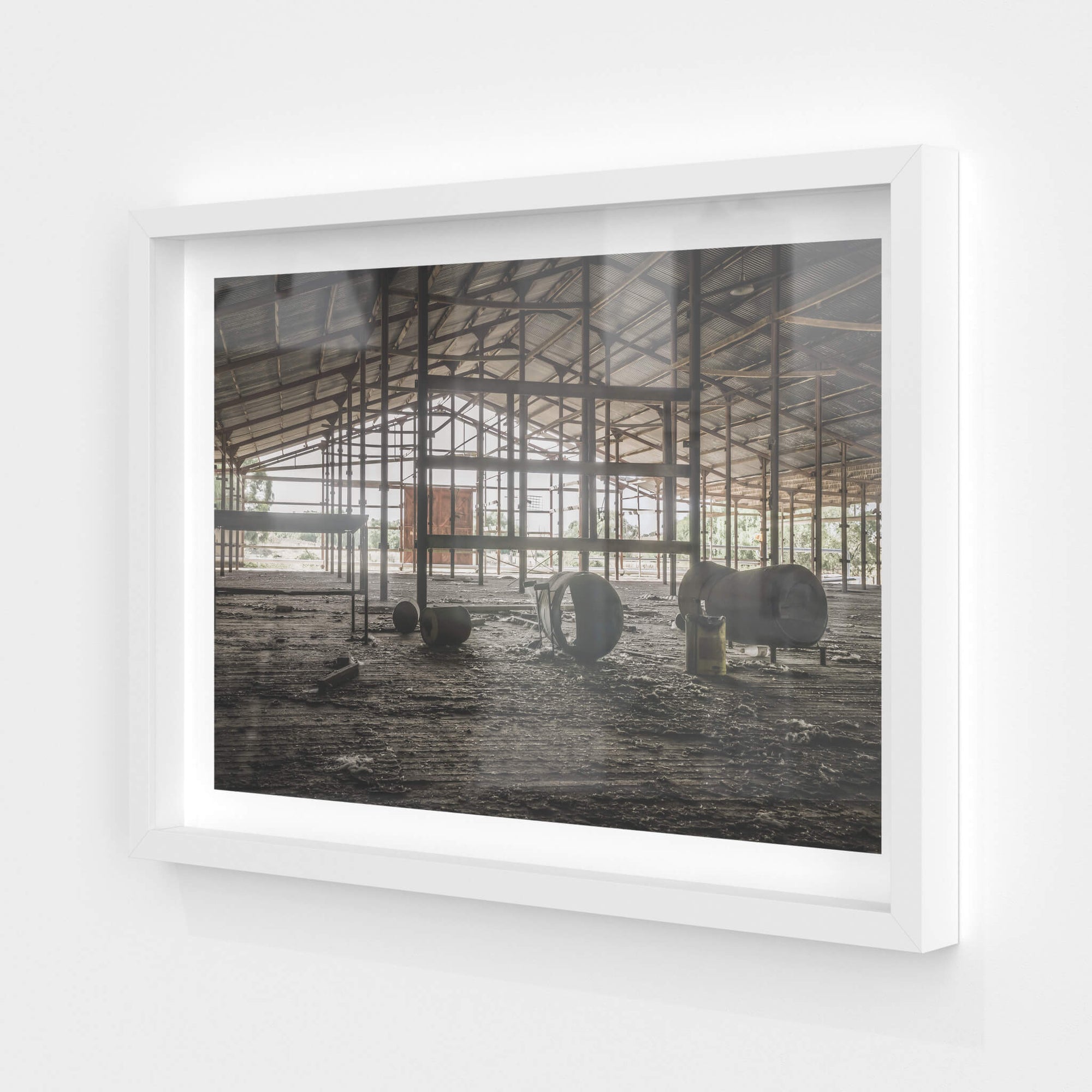 Top Holding Area | Blayney Abattoir Fine Art Print - Lost Collective Shop