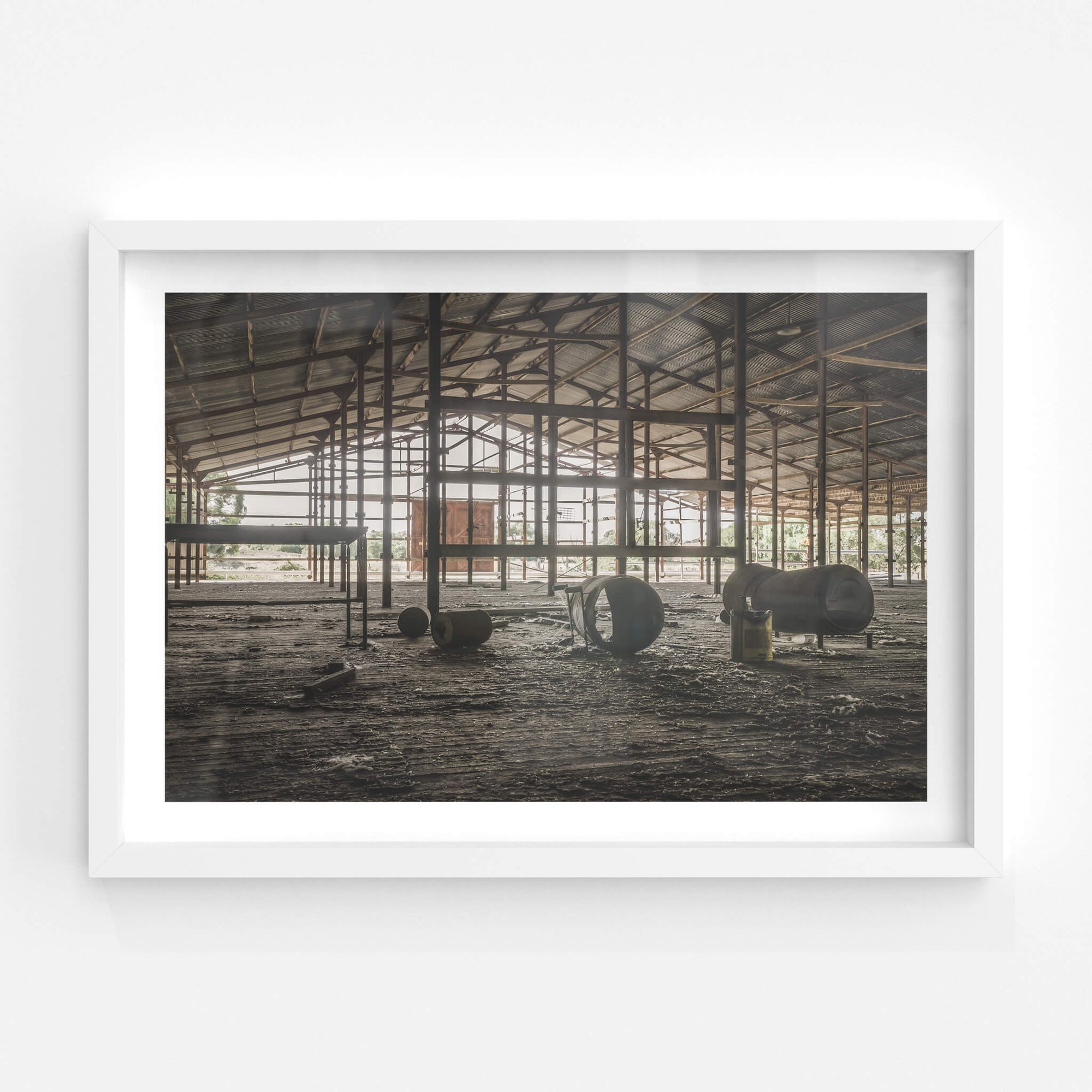 Top Holding Area | Blayney Abattoir Fine Art Print - Lost Collective Shop