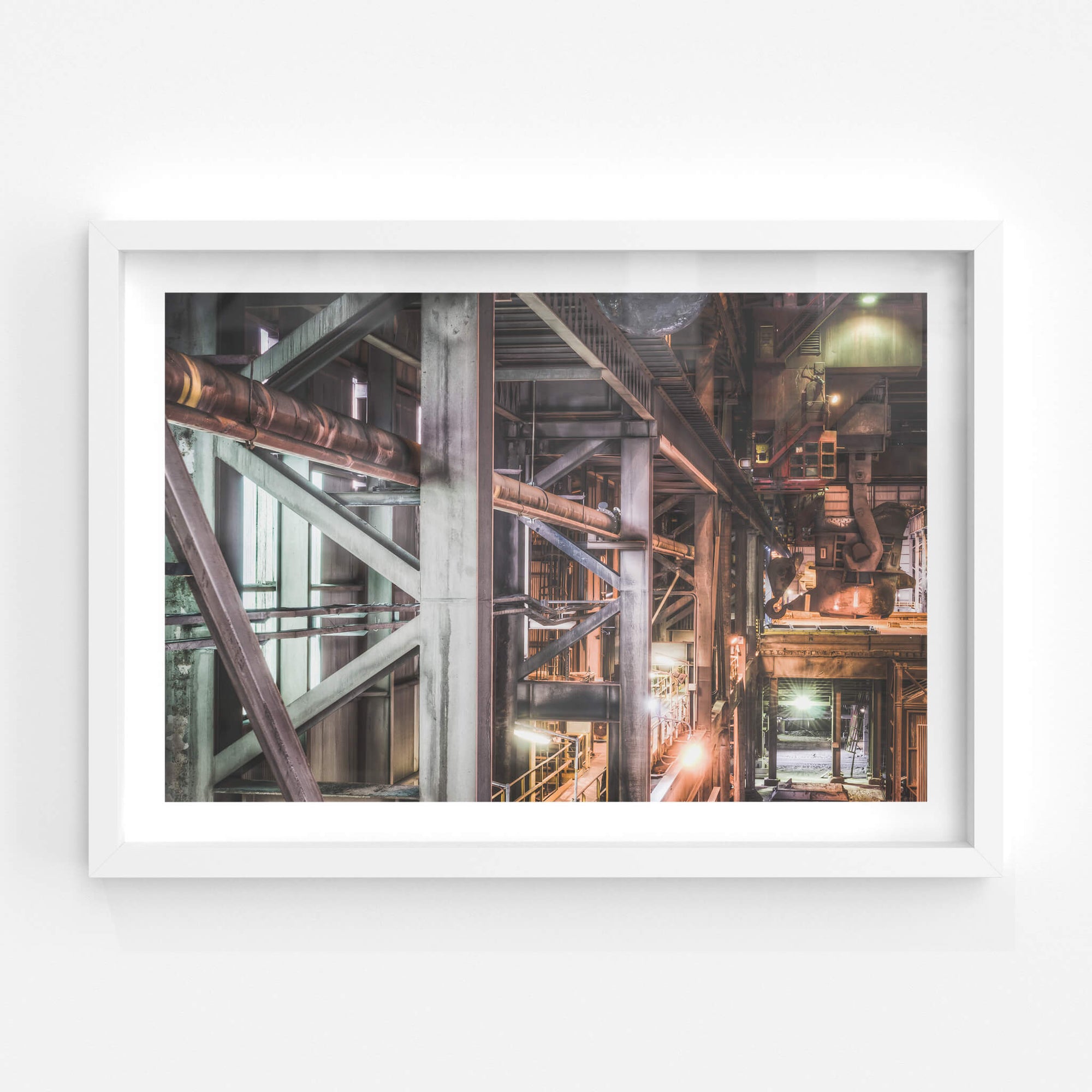 BOS Building Facing East | BlueScope Port Kembla Fine Art Print - Lost Collective Shop