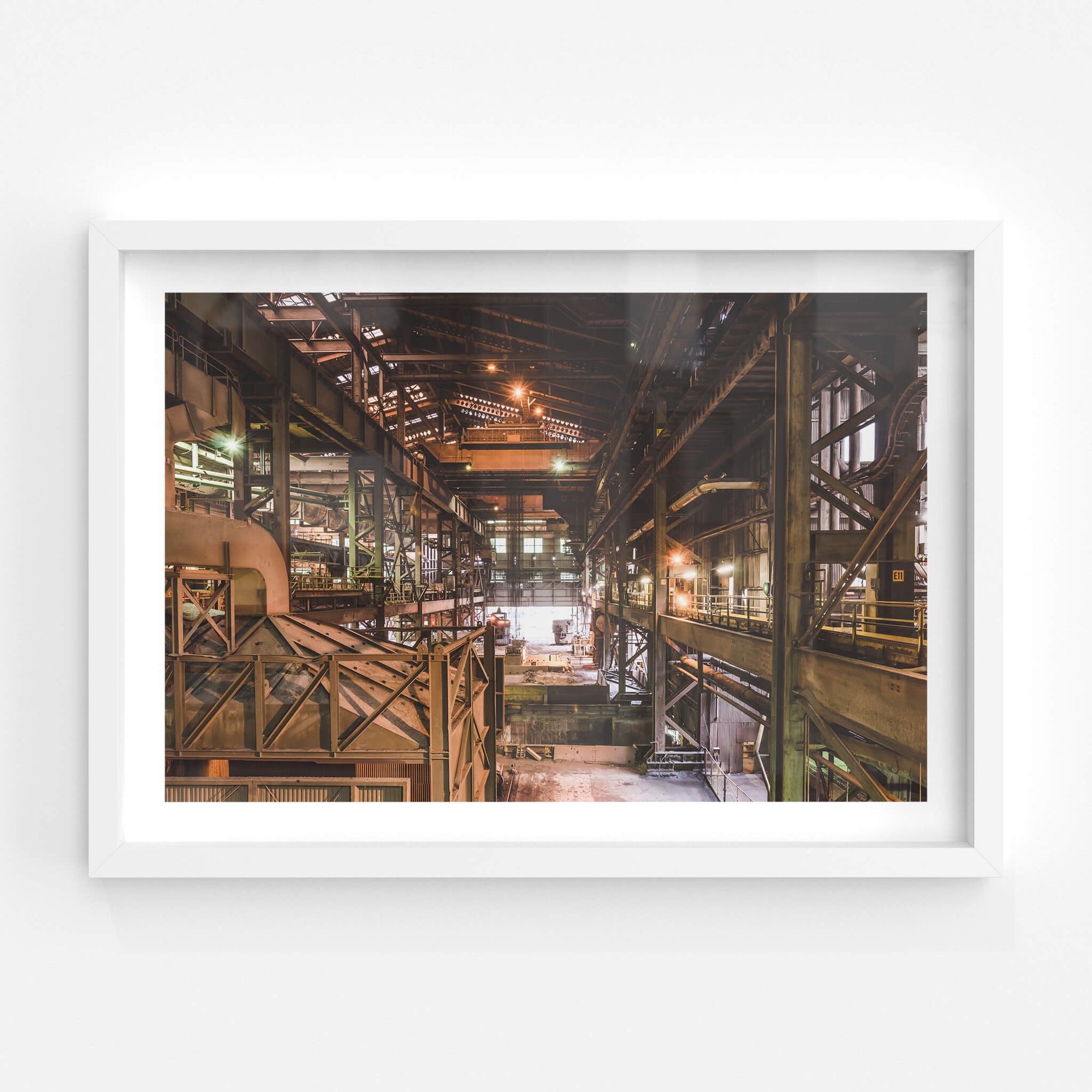 BOS Building Facing West | BlueScope Port Kembla Fine Art Print - Lost Collective Shop