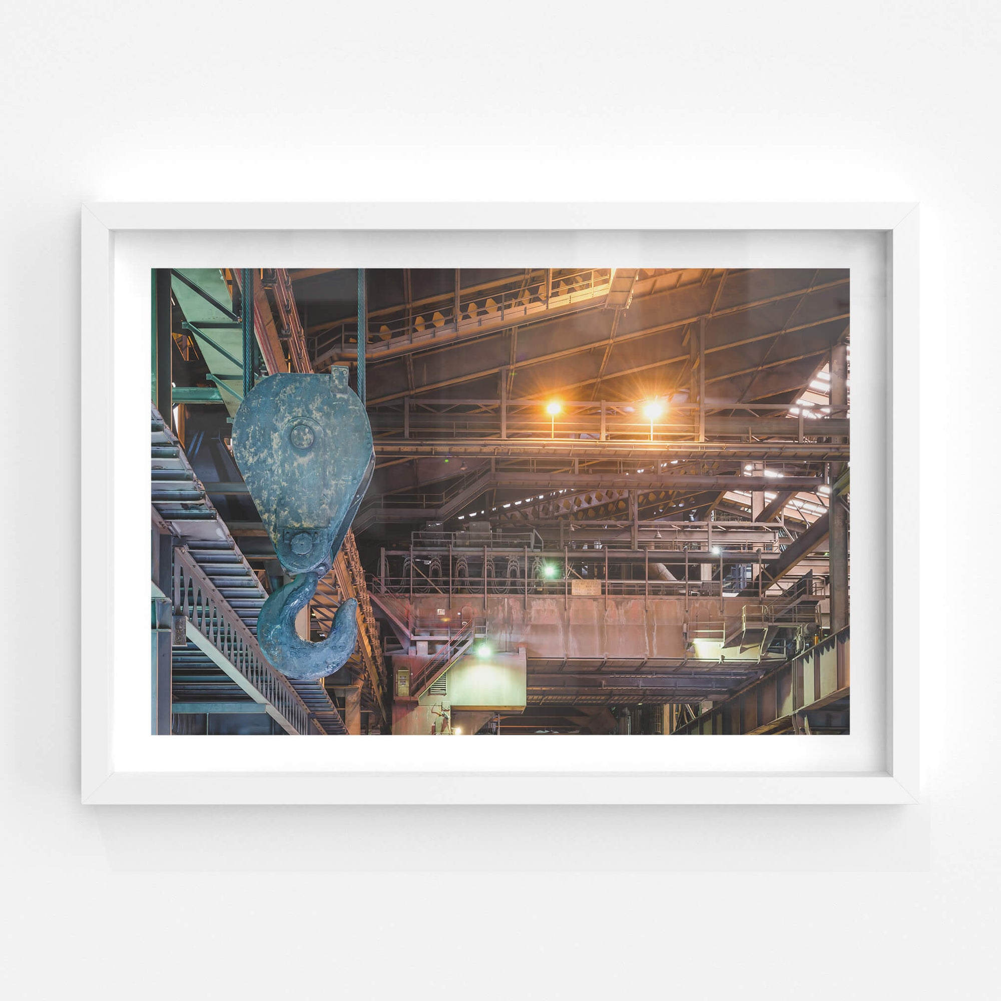 Charge Crane Hook | BlueScope Port Kembla Fine Art Print - Lost Collective Shop