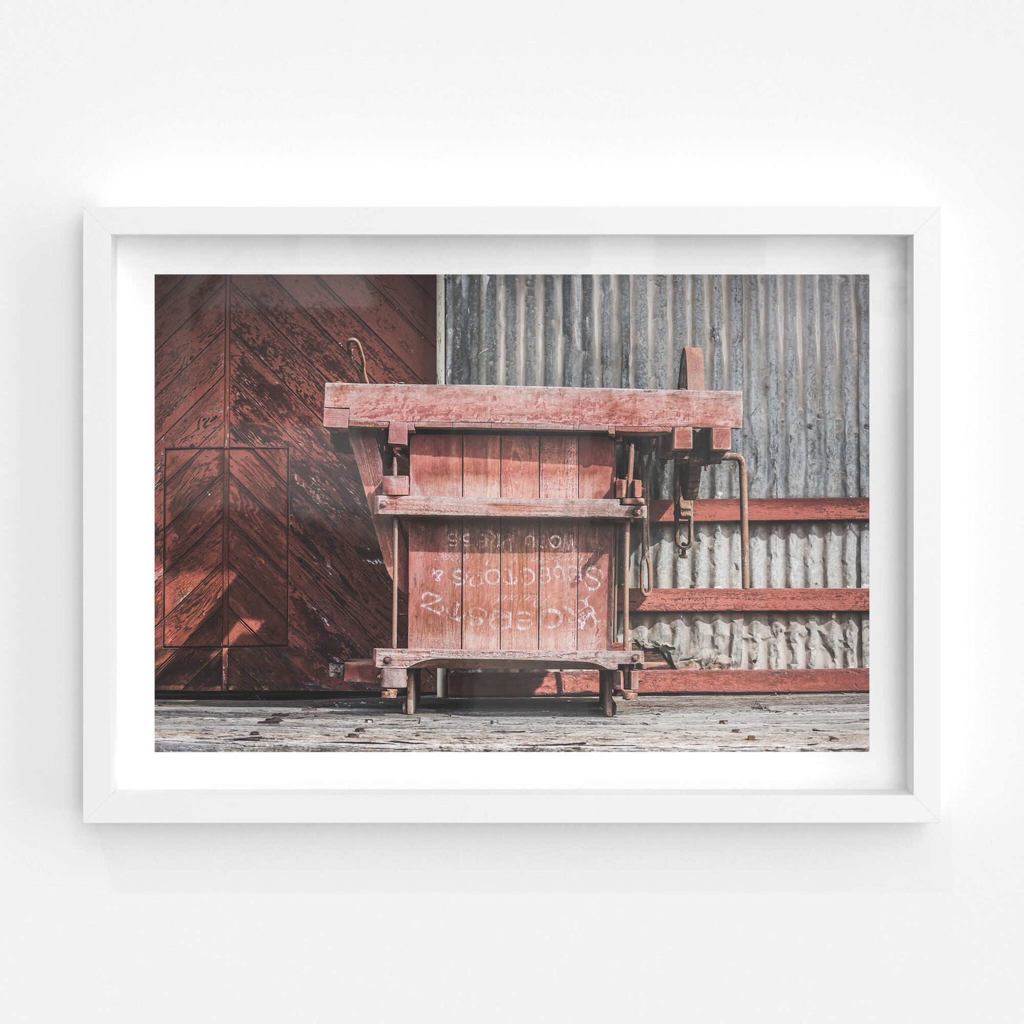 Wool Press | Bombala Station Fine Art Print - Lost Collective Shop