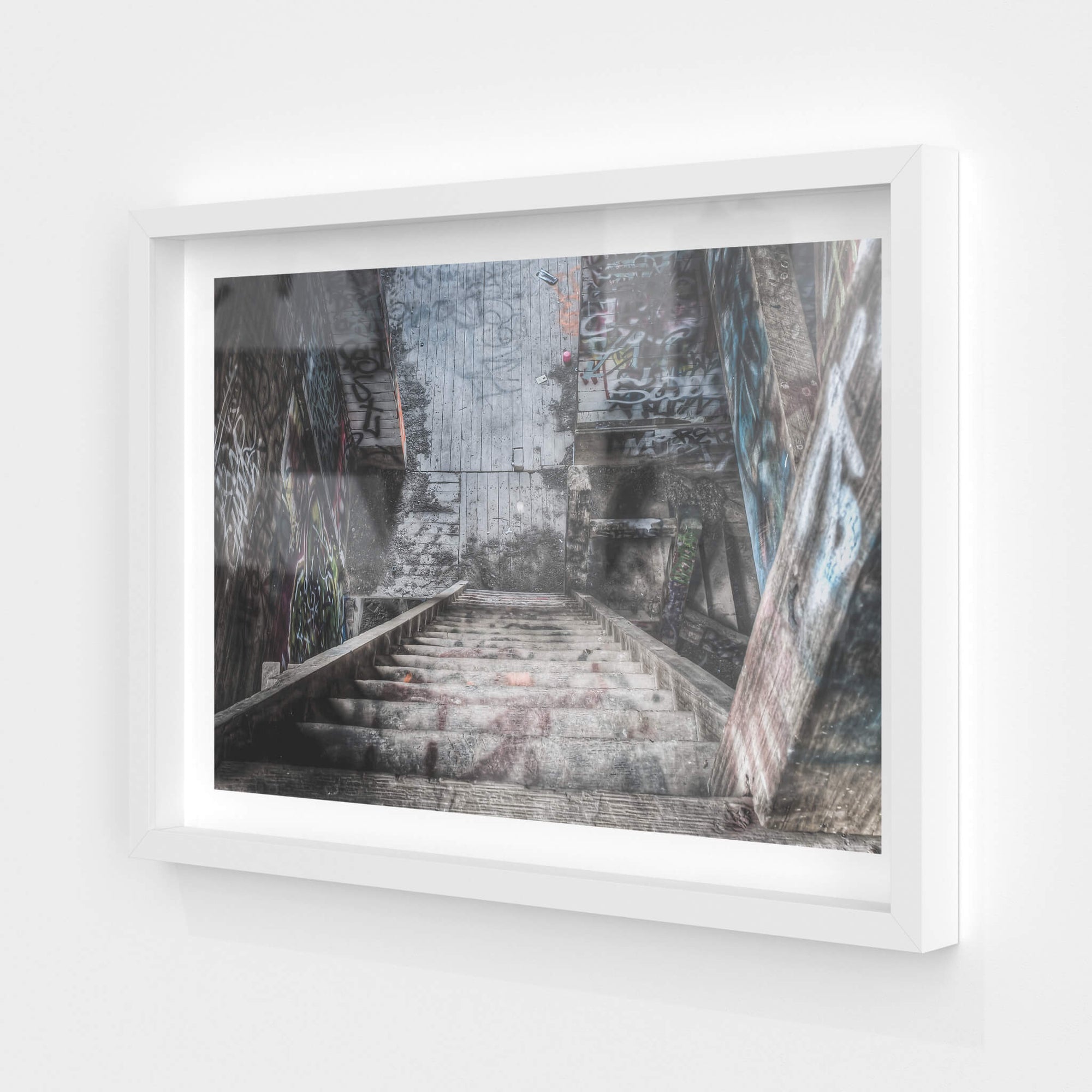 Stairs Down | Box Hill Brickworks Fine Art Print - Lost Collective Shop