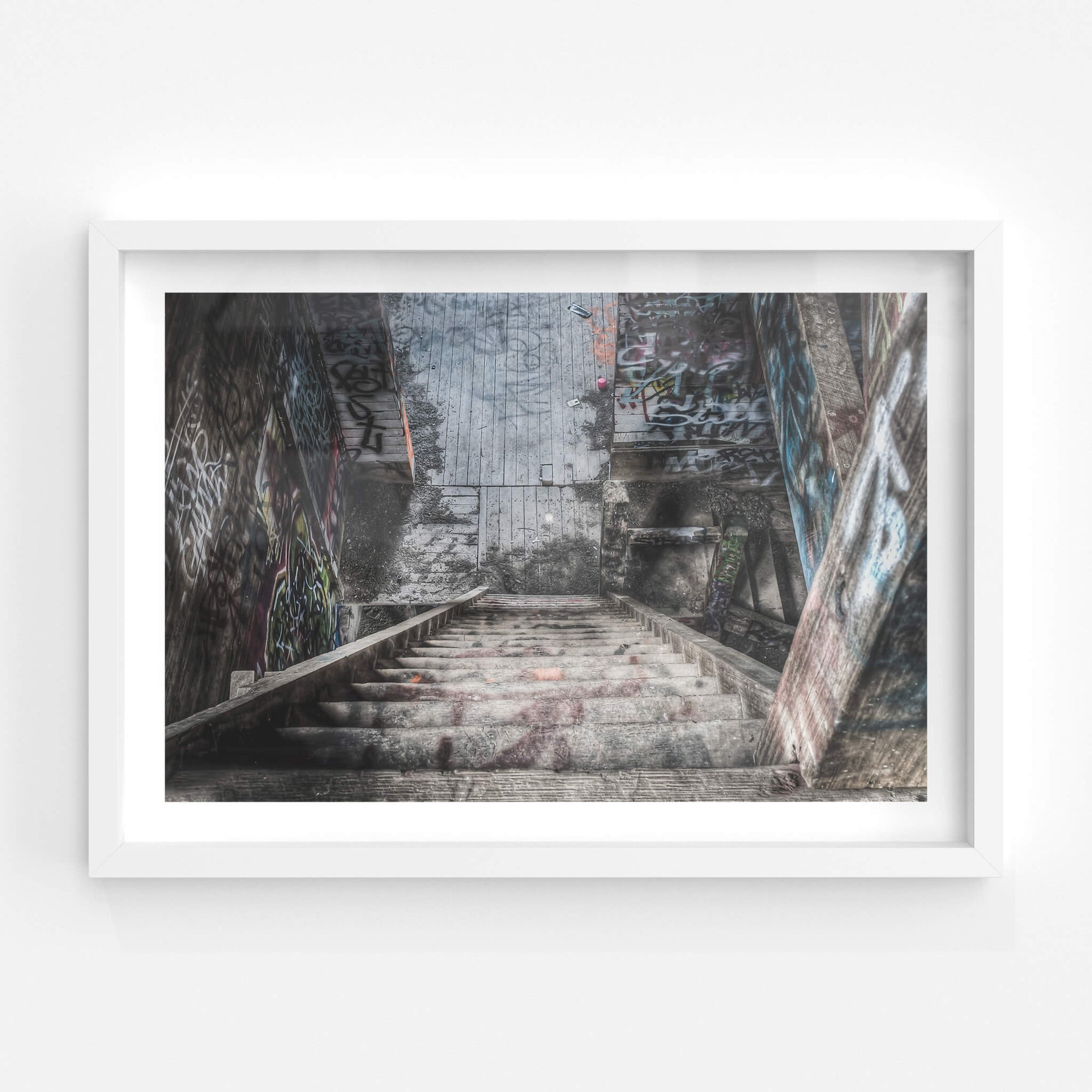 Stairs Down | Box Hill Brickworks Fine Art Print - Lost Collective Shop