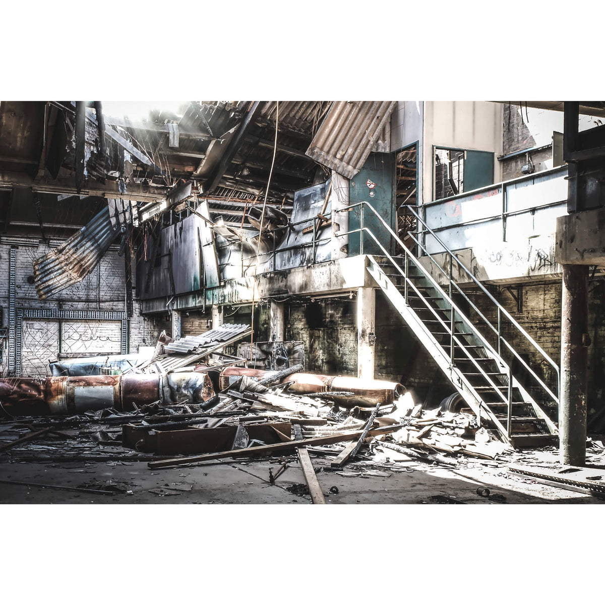 Fire Damage | Bradmill Denim Fine Art Print - Lost Collective Shop
