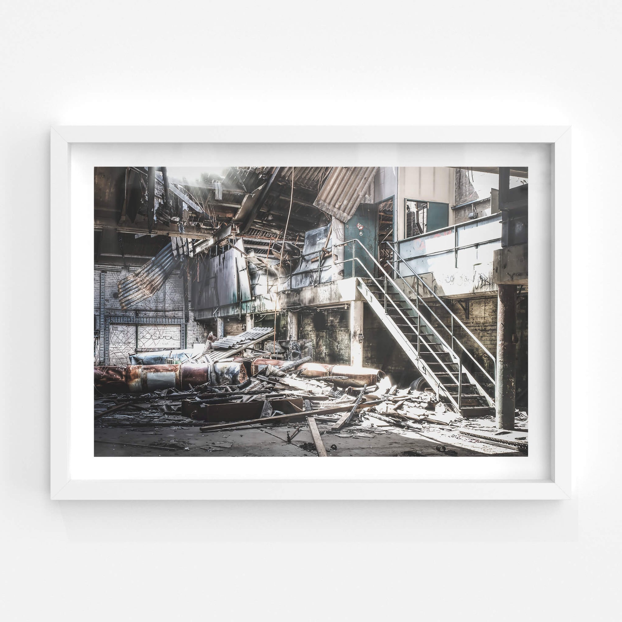 Fire Damage | Bradmill Denim Fine Art Print - Lost Collective Shop