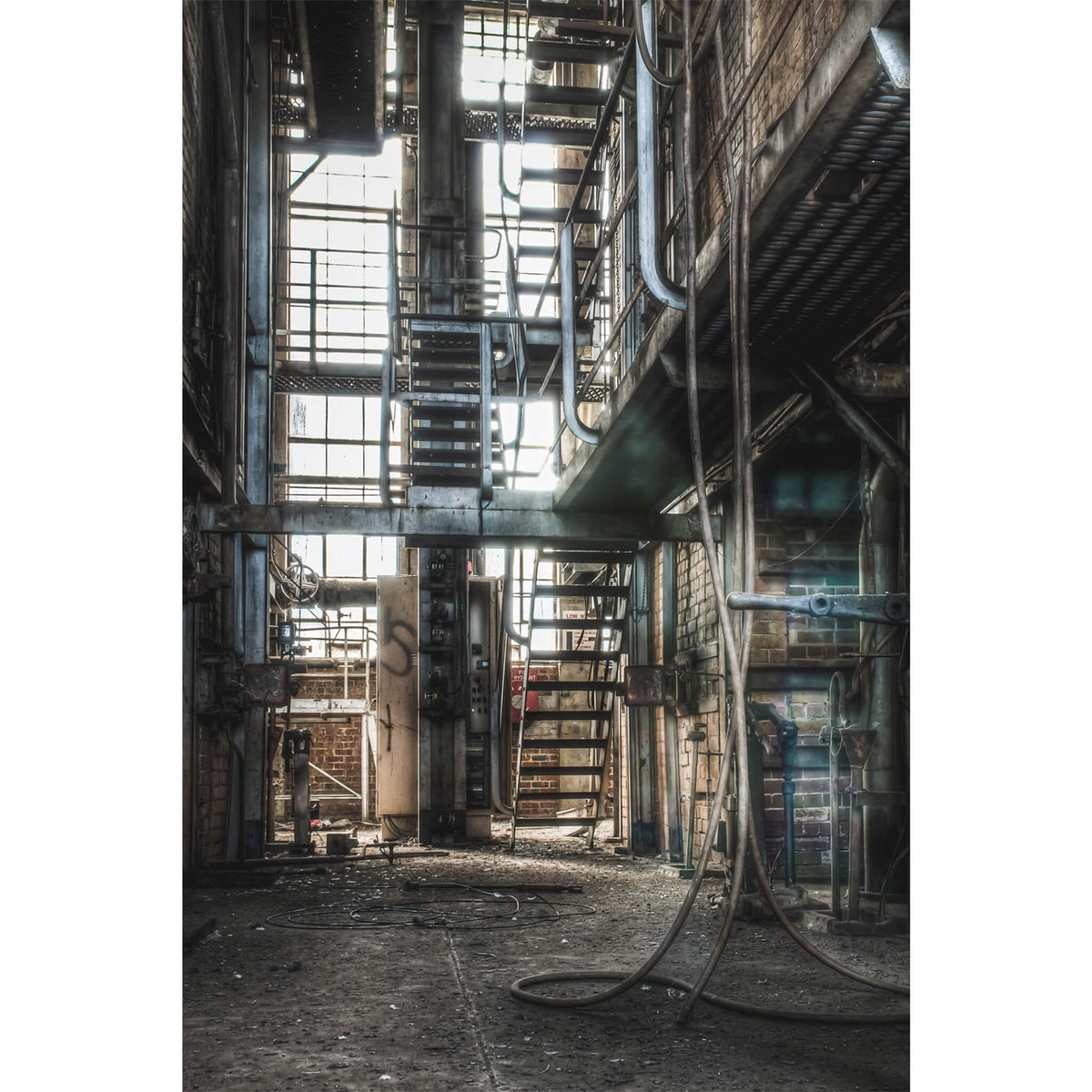 Rear Boiler House | Bradmill Denim Fine Art Print - Lost Collective Shop