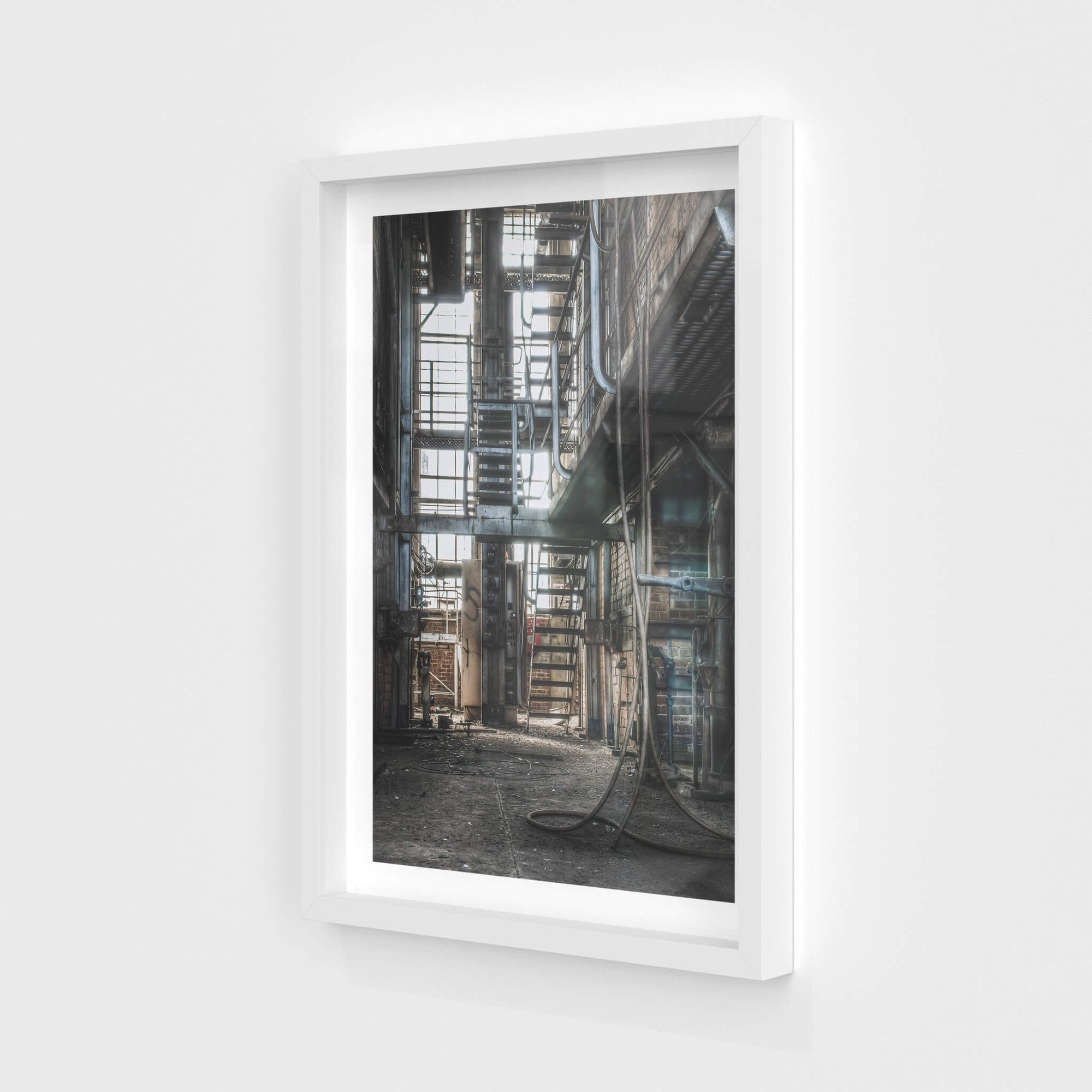 Rear Boiler House | Bradmill Denim Fine Art Print - Lost Collective Shop