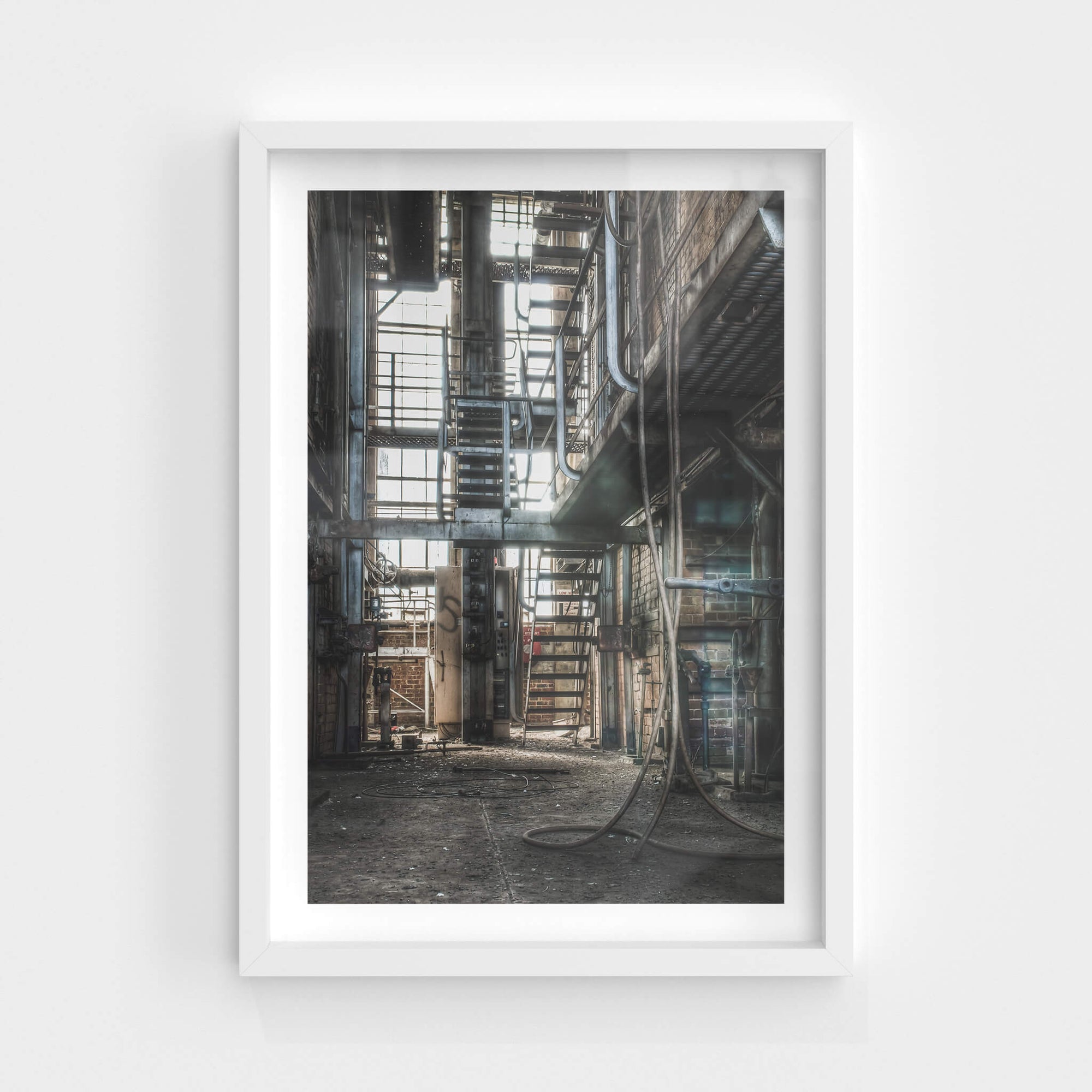 Rear Boiler House | Bradmill Denim Fine Art Print - Lost Collective Shop