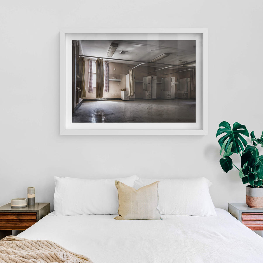 white frame