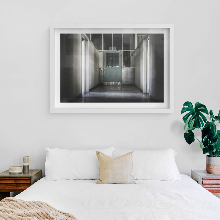 white frame