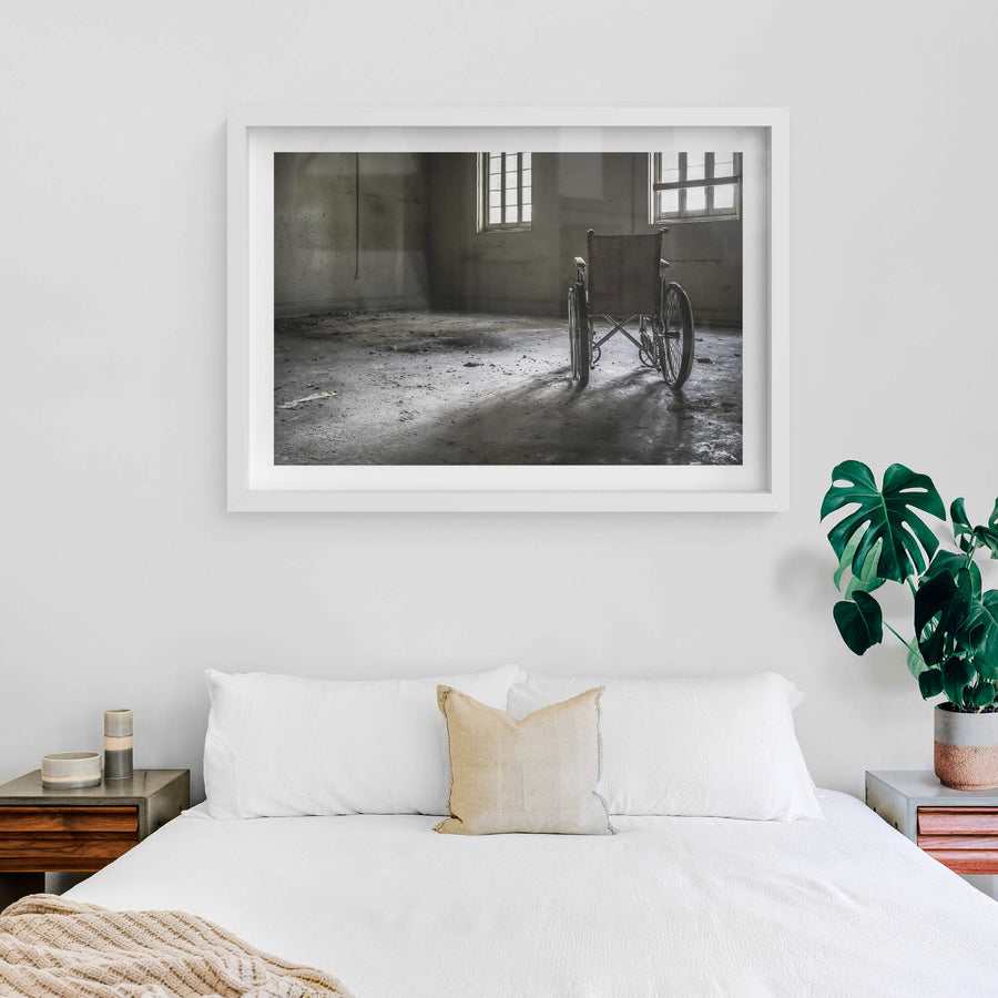 white frame