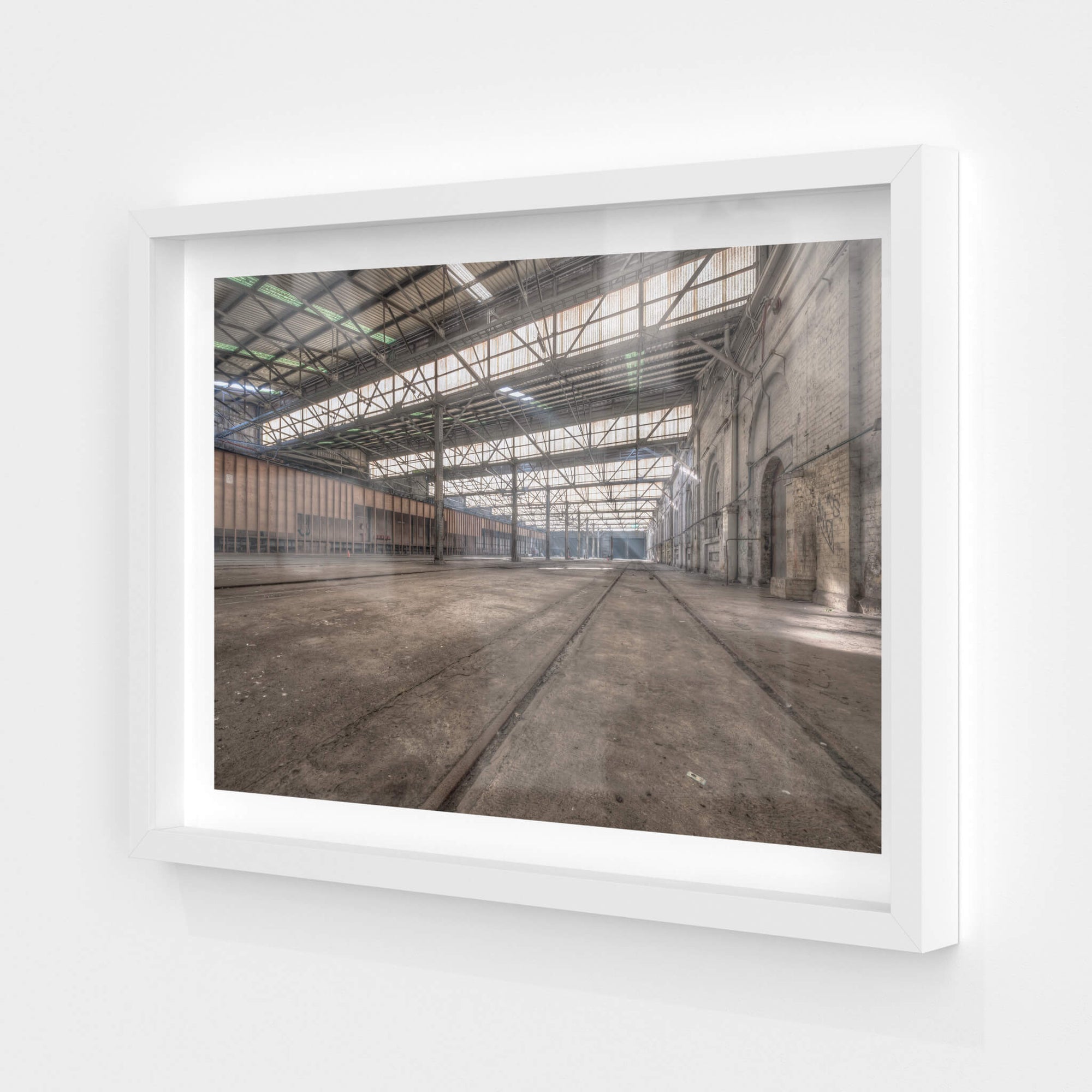 Suburban Car Workshop East | Eveleigh Paint Shop Fine Art Print - Lost Collective Shop