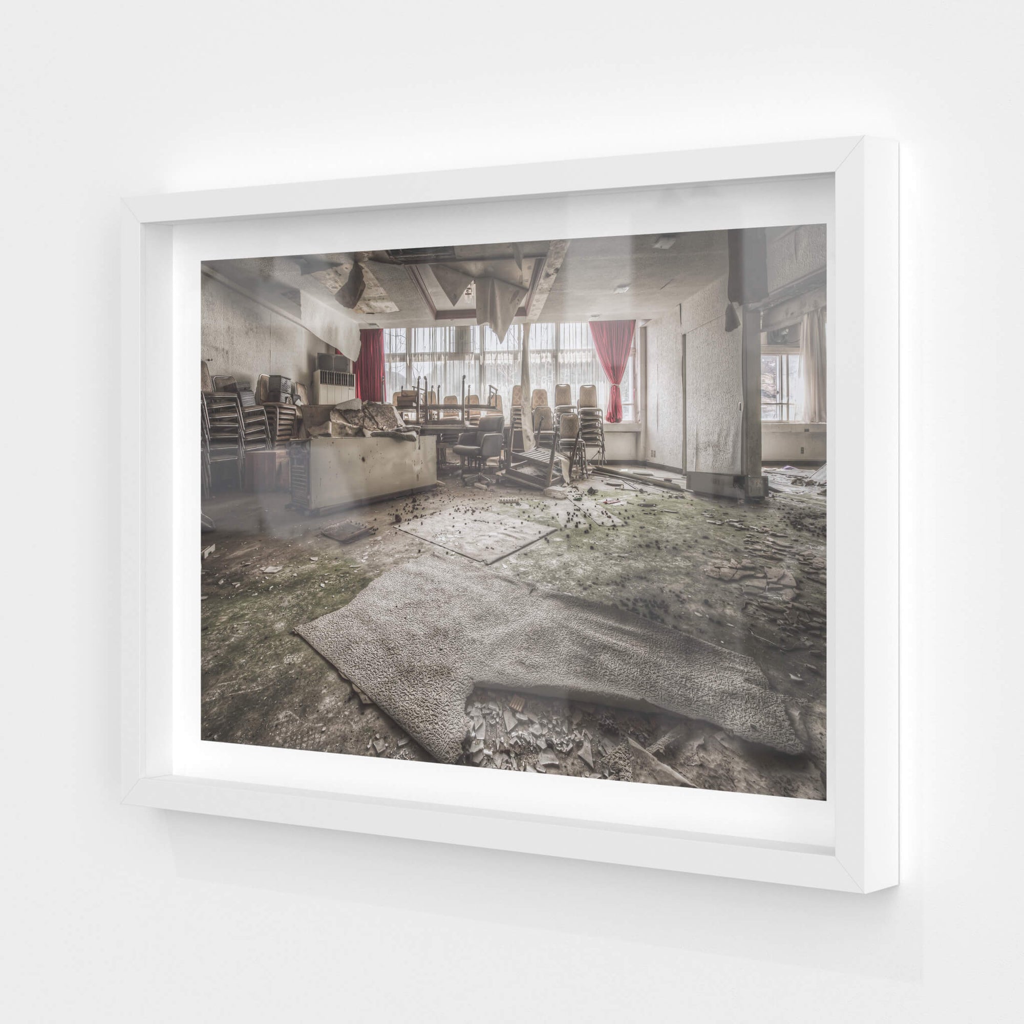 Chair Storage Area | Family School Fureai Fine Art Print - Lost Collective Shop