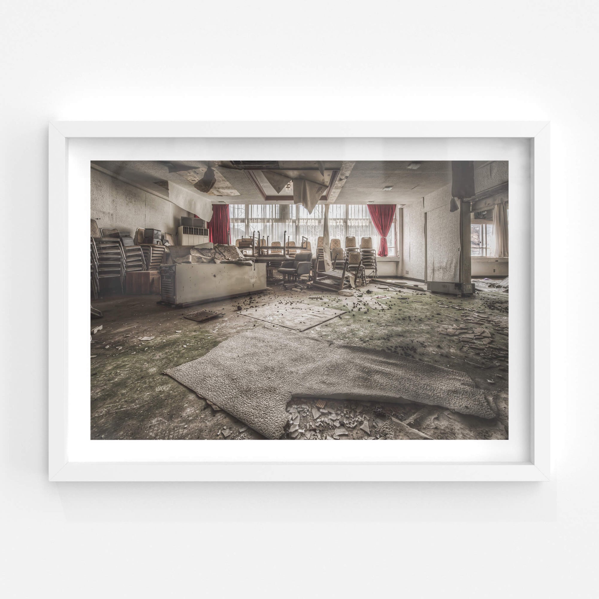 Chair Storage Area | Family School Fureai Fine Art Print - Lost Collective Shop