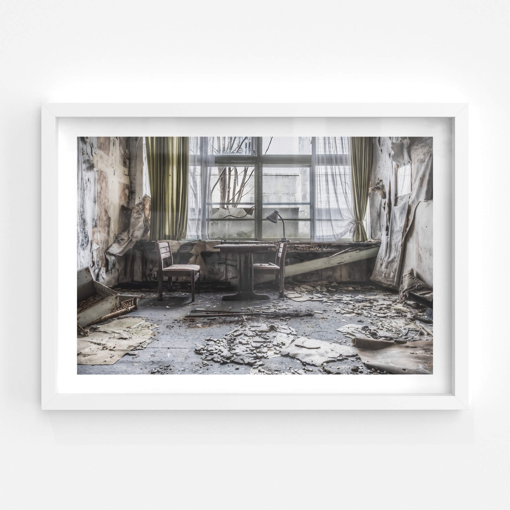 Decaying Tuition Room | Family School Fureai Fine Art Print - Lost Collective Shop