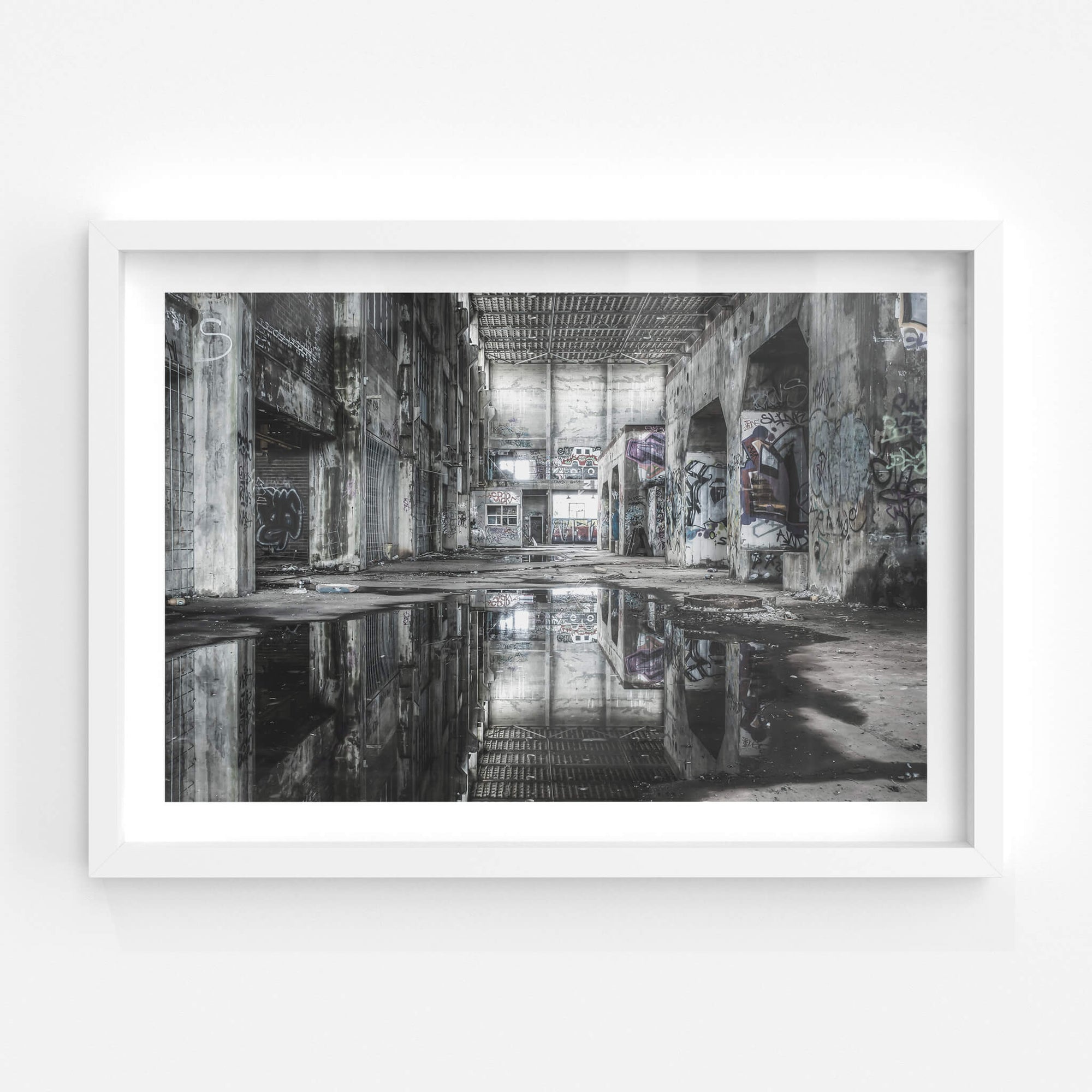 Turbine Hall Basement | Geelong B Power Station Fine Art Print - Lost Collective Shop