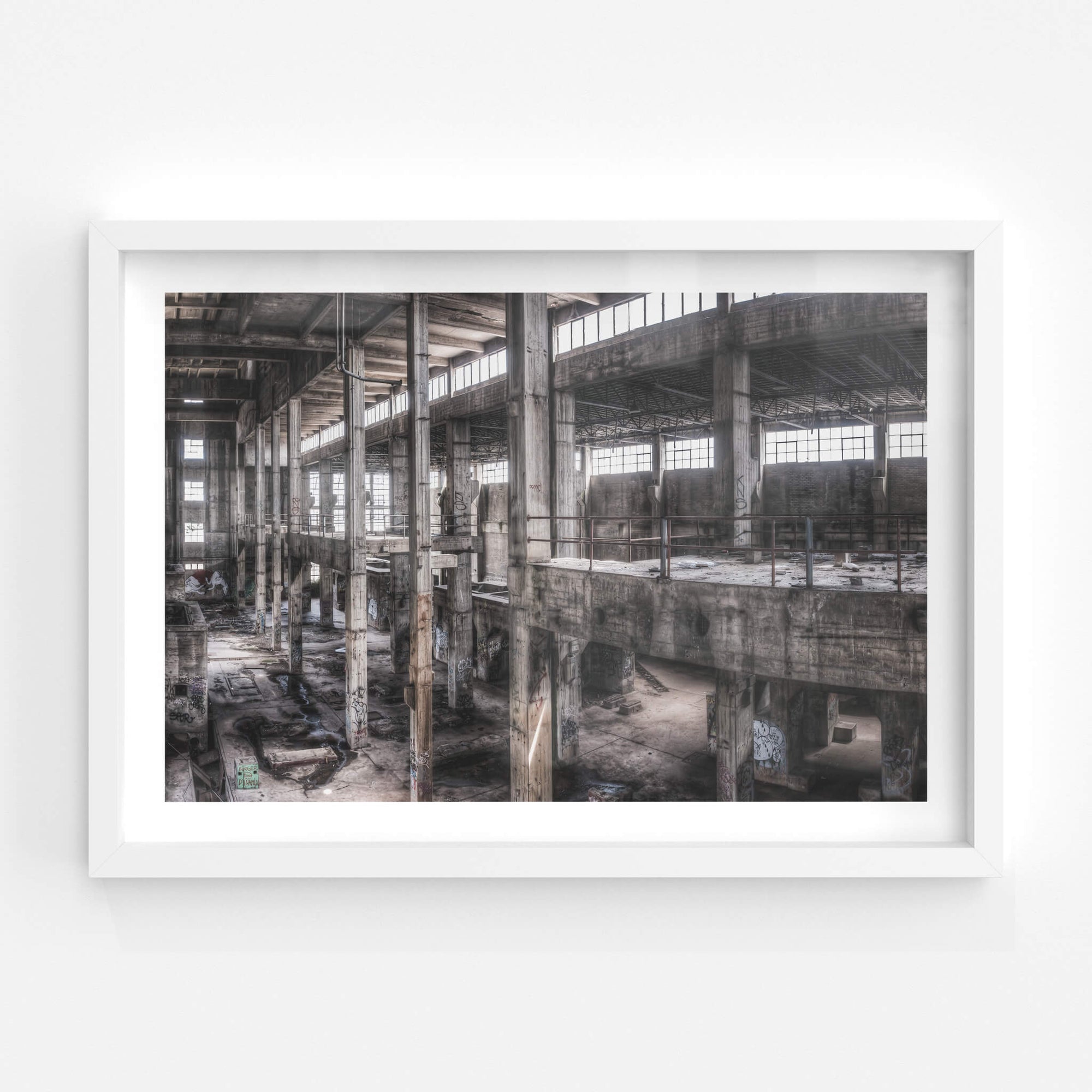 Turbine Hall Panorama | Geelong B Power Station Fine Art Print - Lost Collective Shop