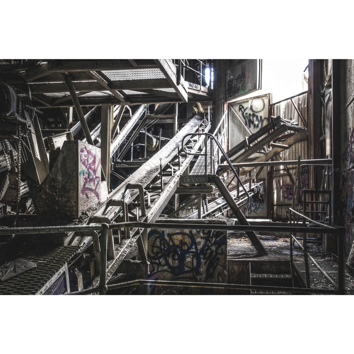 Screening Conveyor | Hornsby Quarry Fine Art Print - Lost Collective Shop