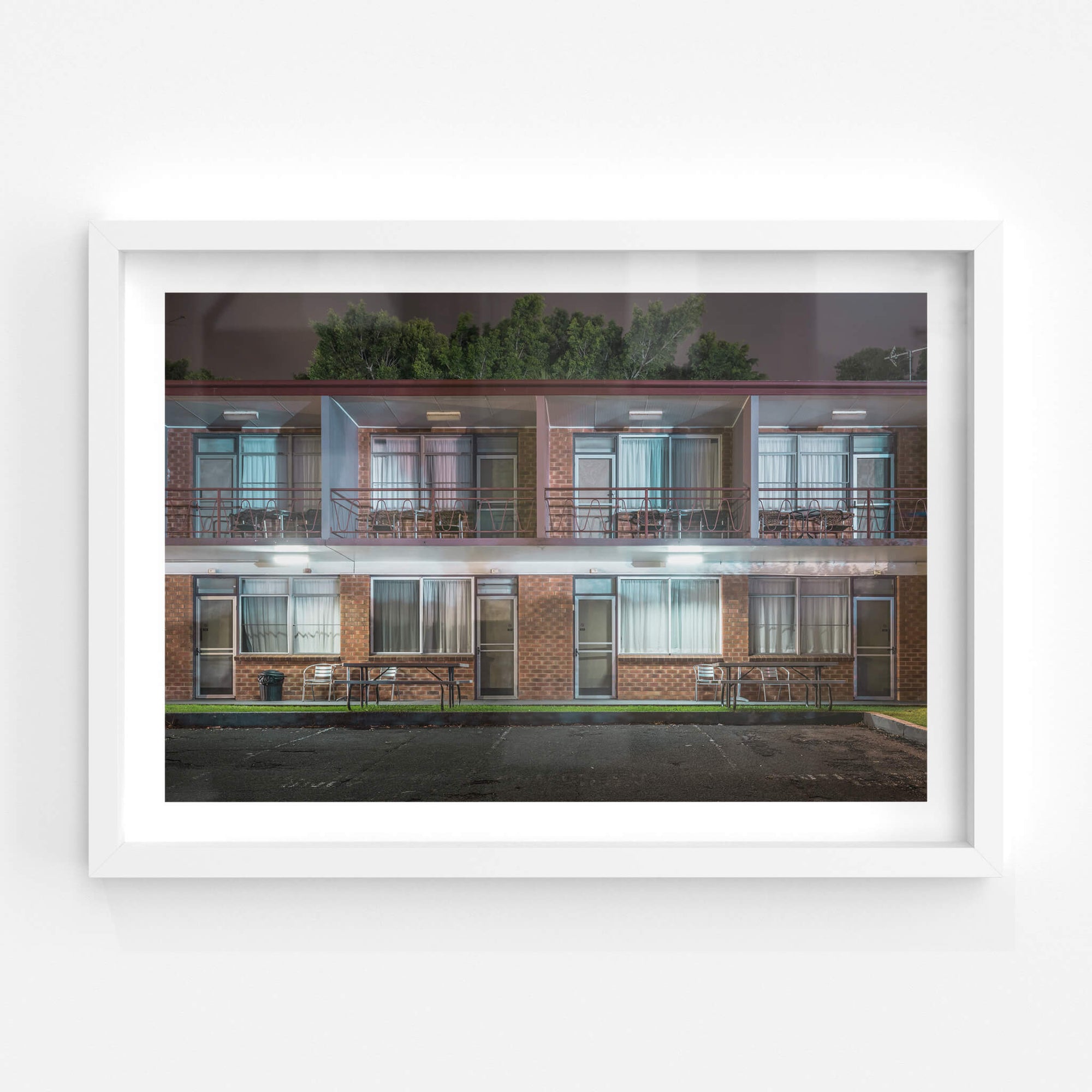 Flinders Motel, Wollongong | Hotel Motel 101 Fine Art Print - Lost Collective Shop